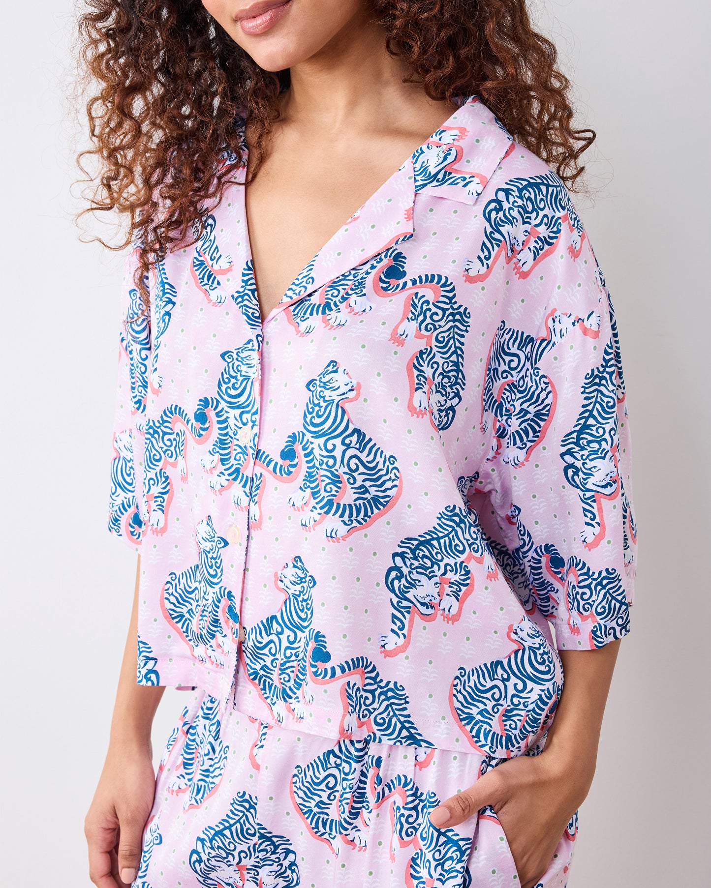 Tiger Queen - Petite Eco Satin Wildest Dreams Set - Blush & Bashful