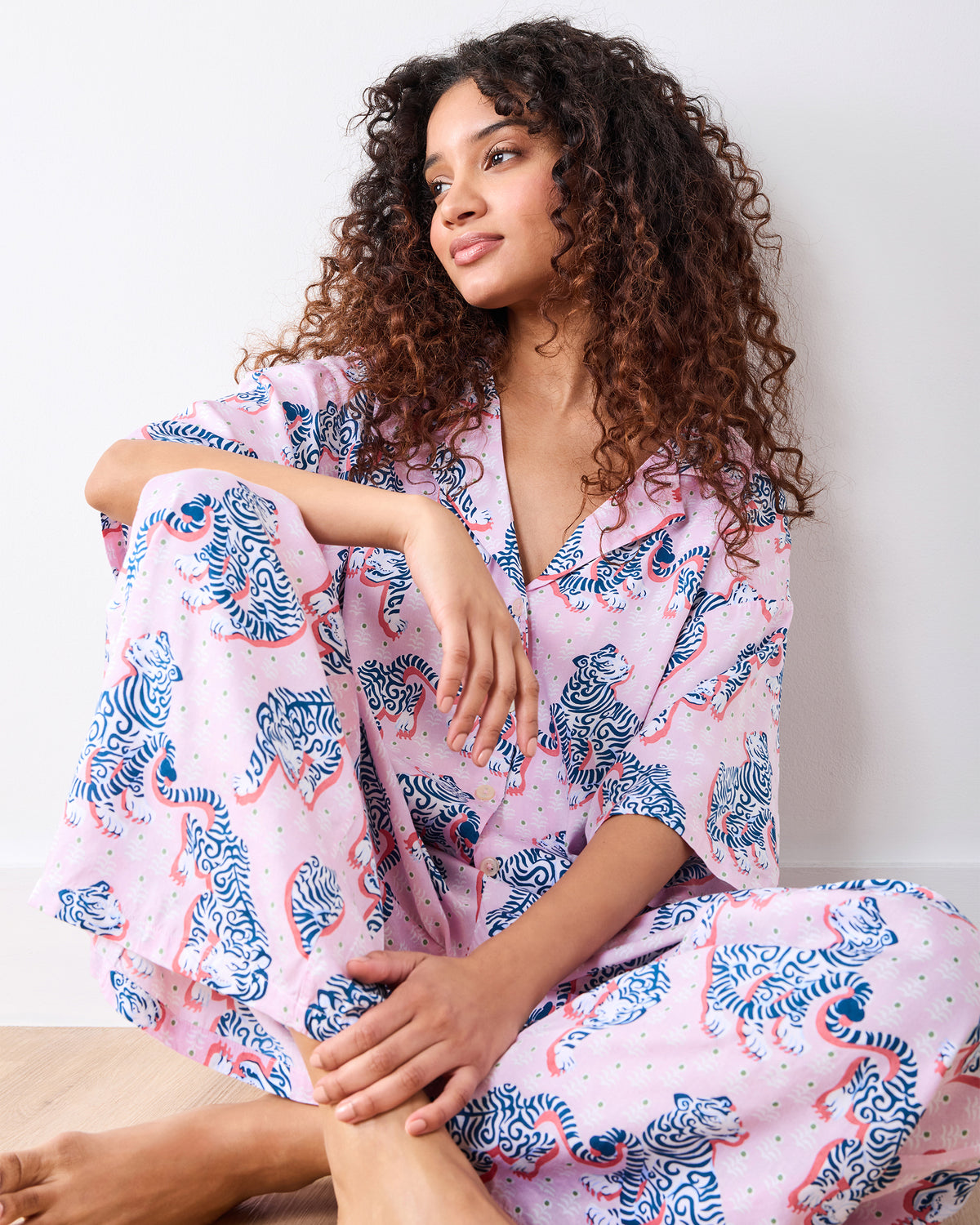 Tiger Queen - Eco Satin Wildest Dreams Set - Blush & Bashful - Printfresh