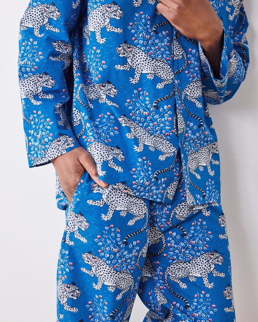 Bagheera - Men’s Long PJ Set - Indigo