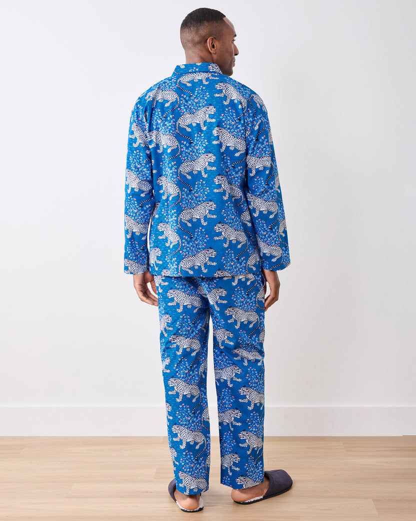 Bagheera - Men’s Long PJ Set - Indigo