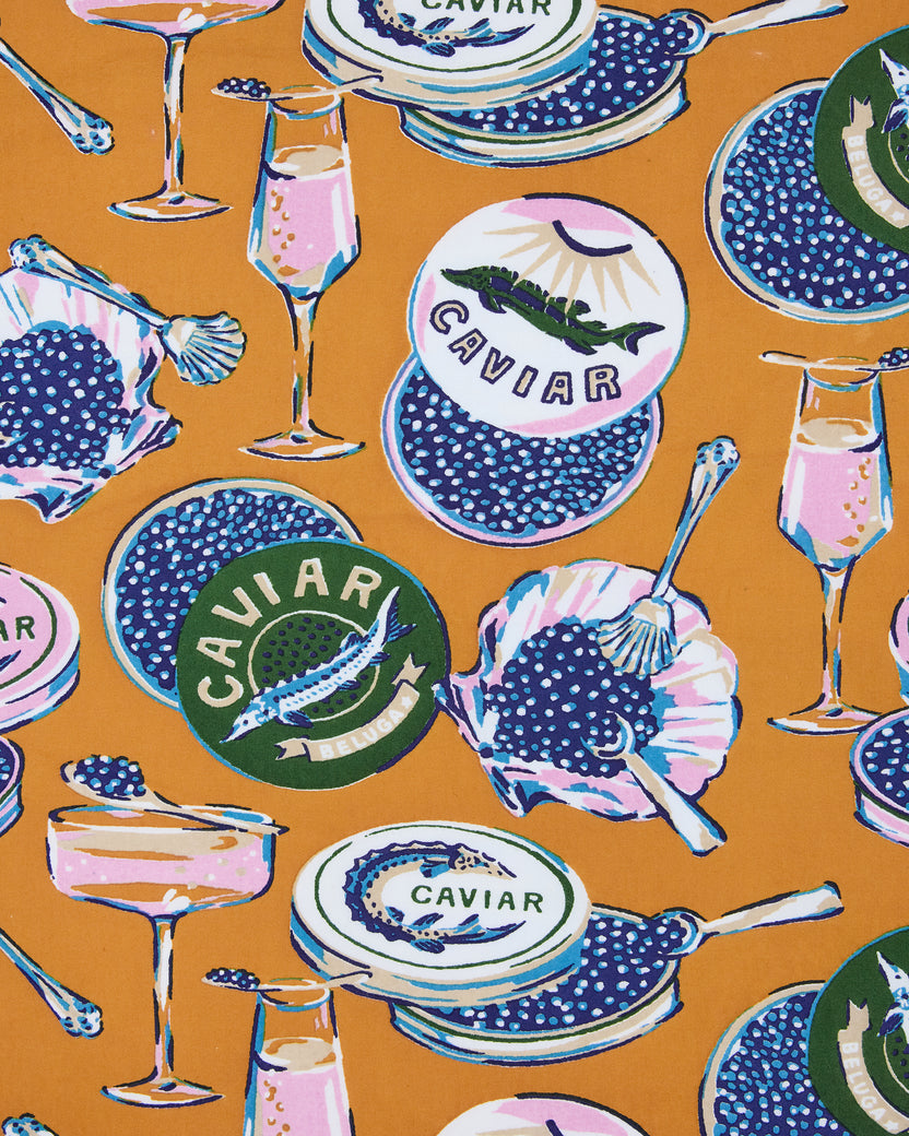 Champagne & Caviar - Eye Mask - Goldenrod