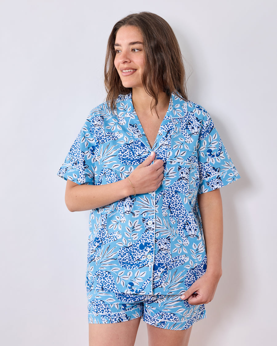 City Cats - Short PJ Set - Sky