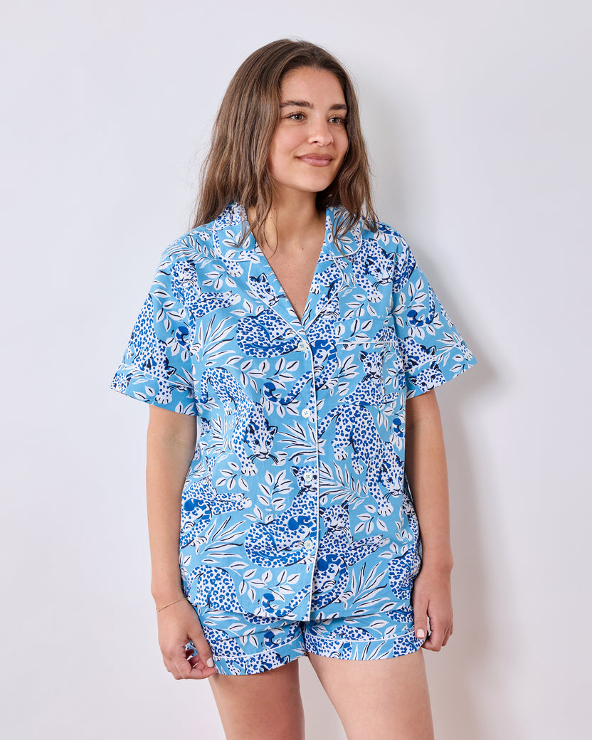 City Cats - Short PJ Set - Sky