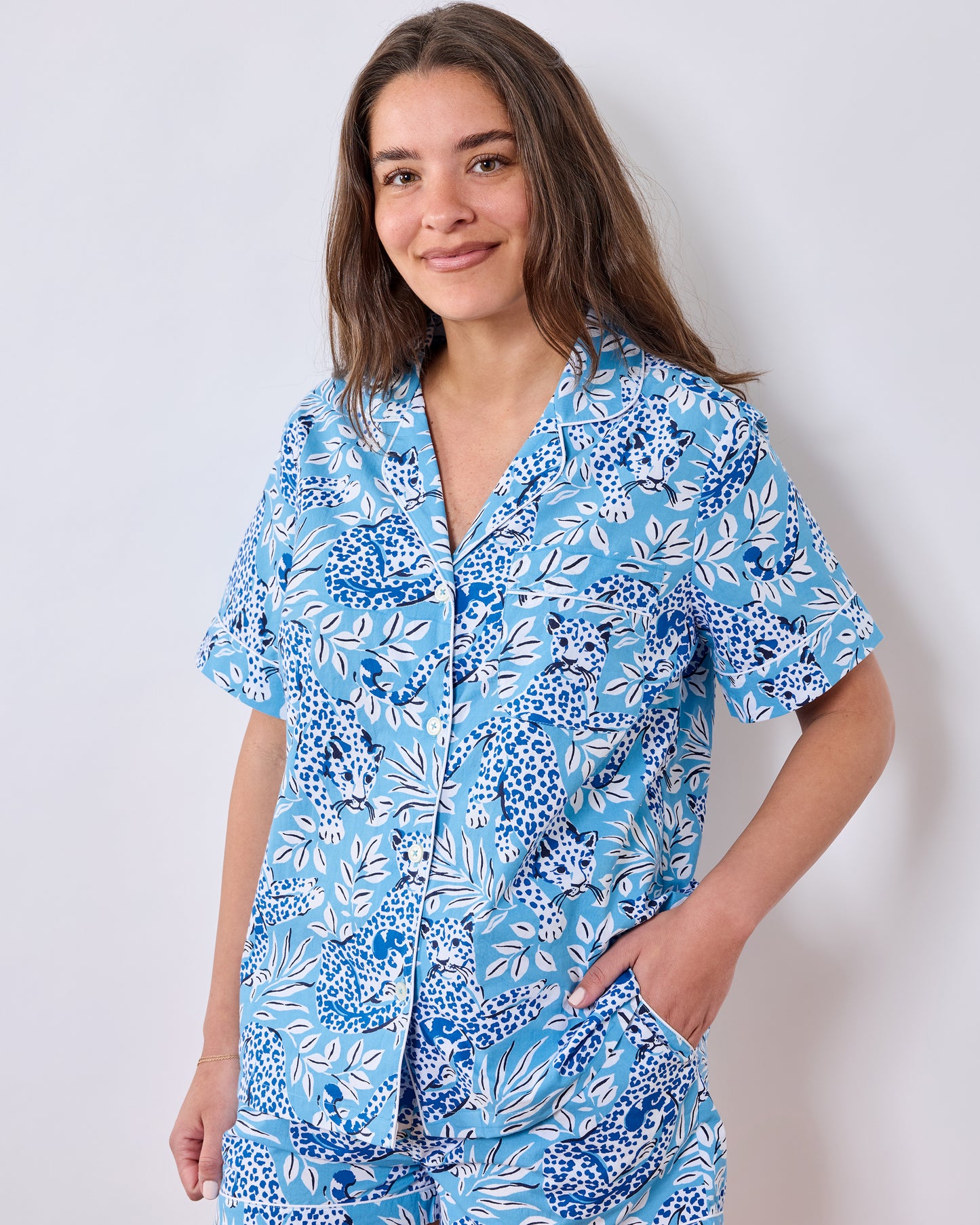 City Cats - Short PJ Set - Sky