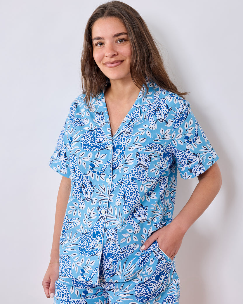 City Cats - Short PJ Set - Sky