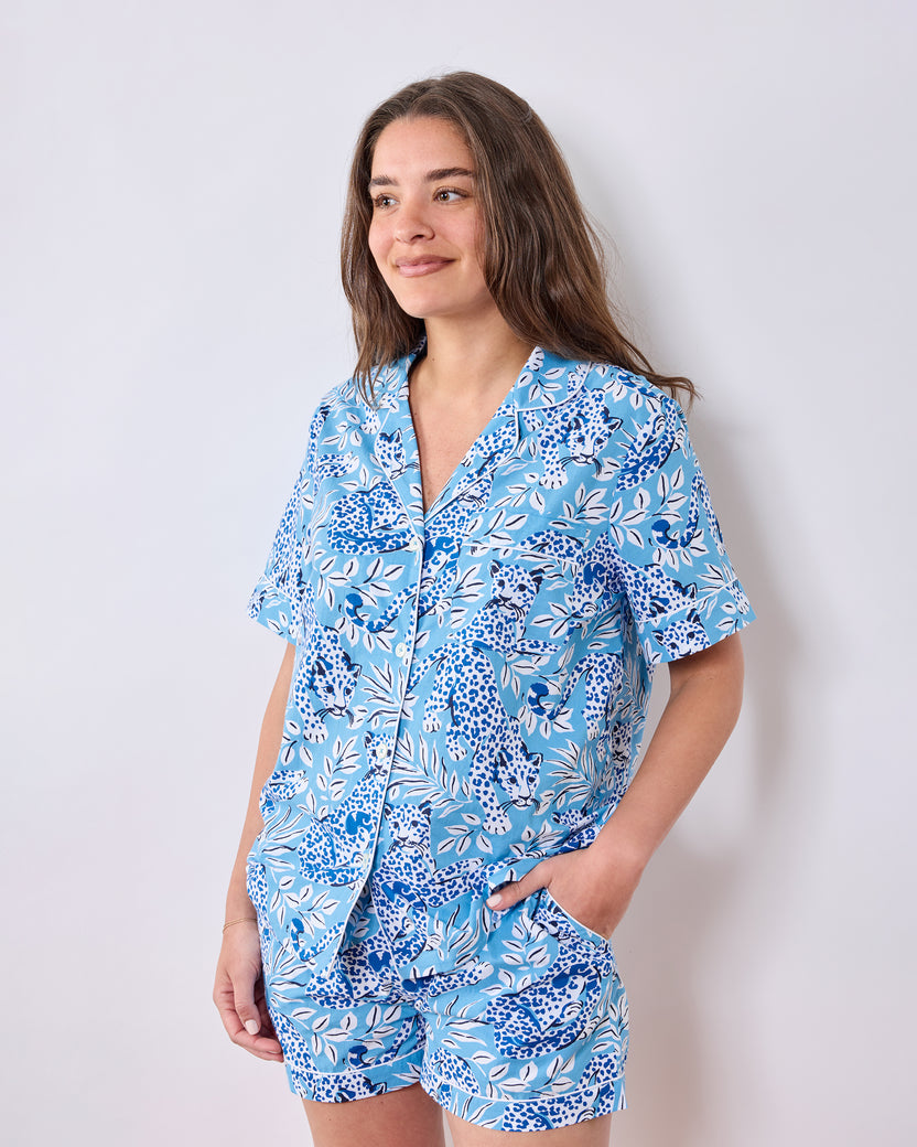 City Cats - Short PJ Set - Sky