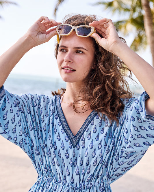 Conch Cascade - Atlantic Caftan - Clear Waters - Printfresh