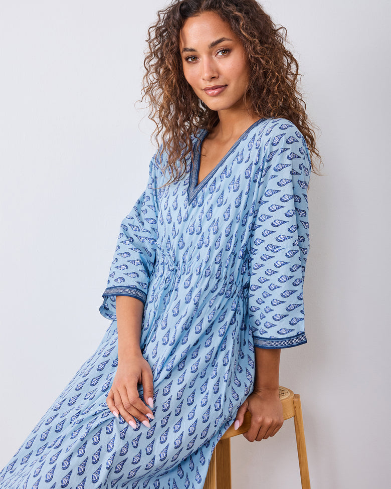 Conch Cascade - Atlantic Caftan - Clear Waters - Printfresh