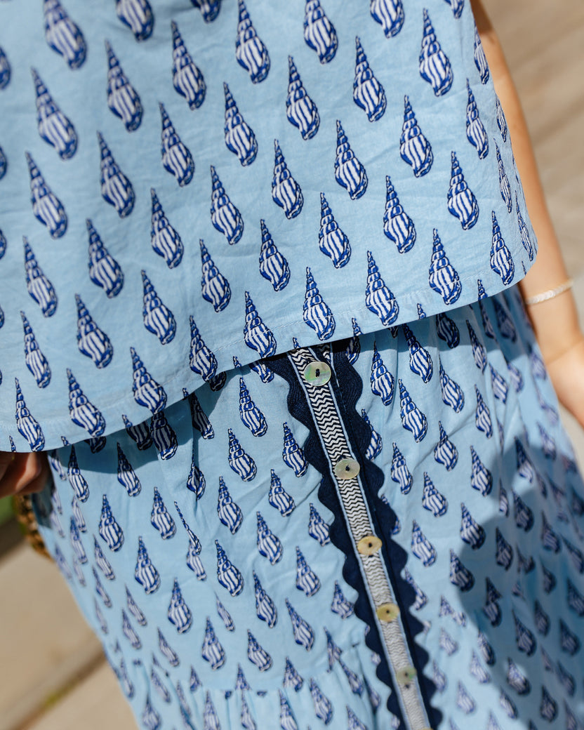 Conch Cascade - Tessa Set - Clear Waters - Printfresh