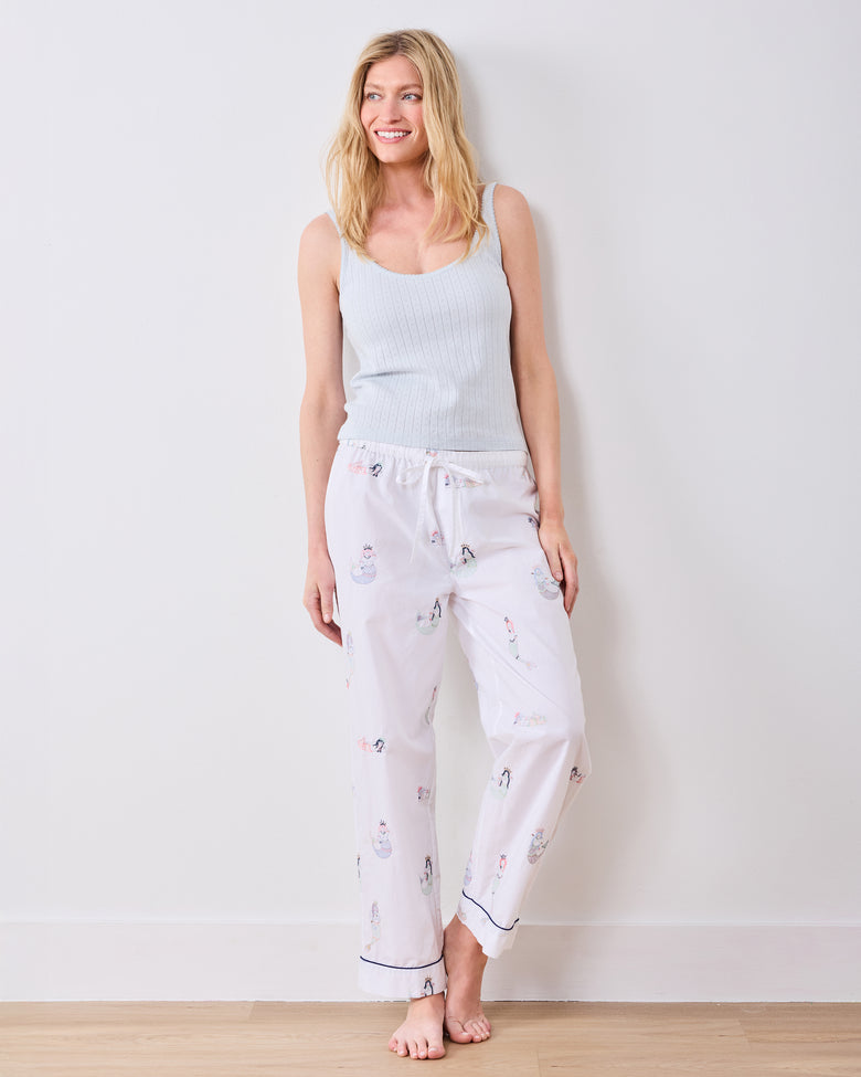 Daughters of Triton - Cocktail Napkins Set of 4 - Natural Linen - Printfresh