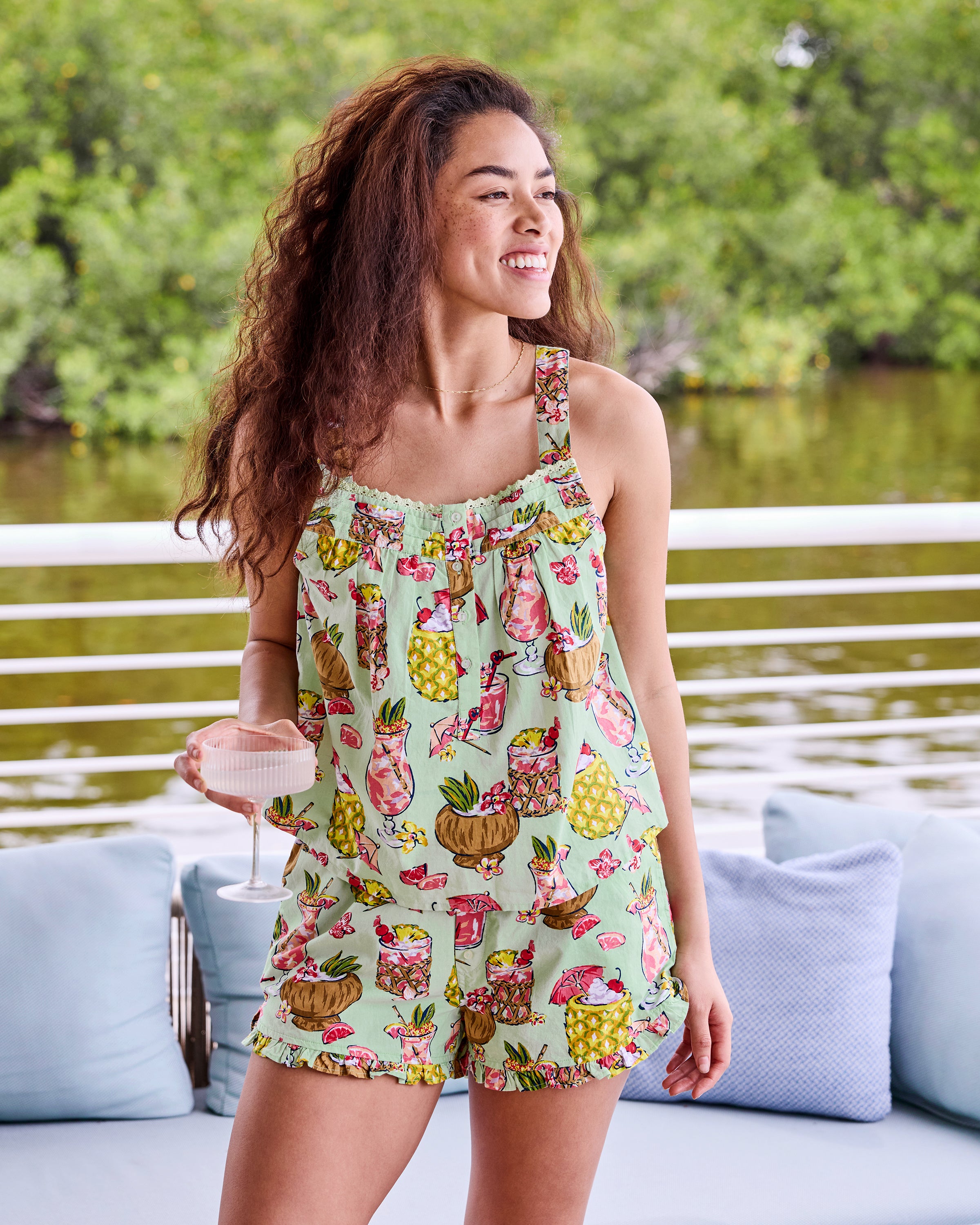 Paradise Punch - Back to Bed Short Set - Mojito – Printfresh