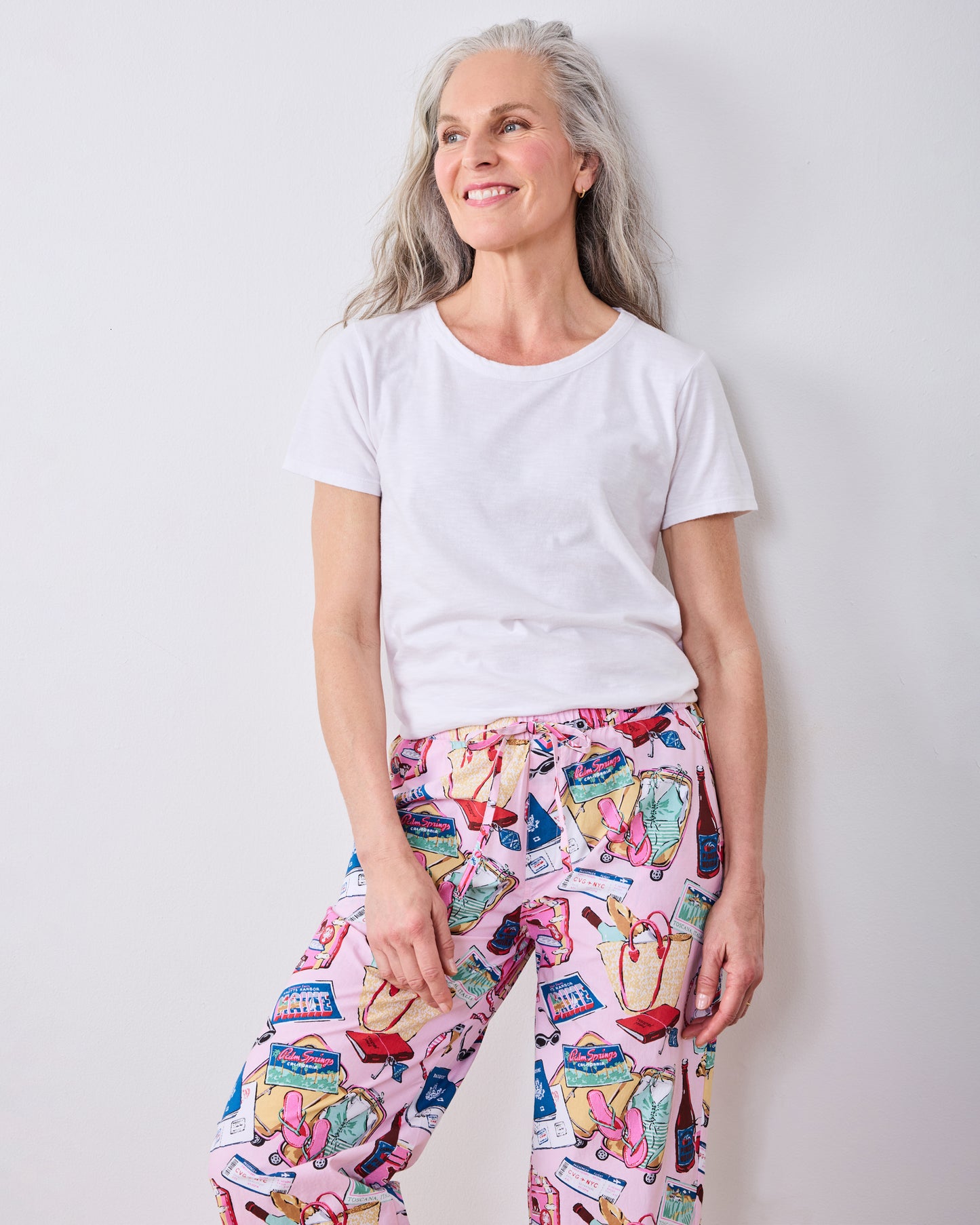 Emotional Baggage - Petite PJ Pants - Happy Place Pink