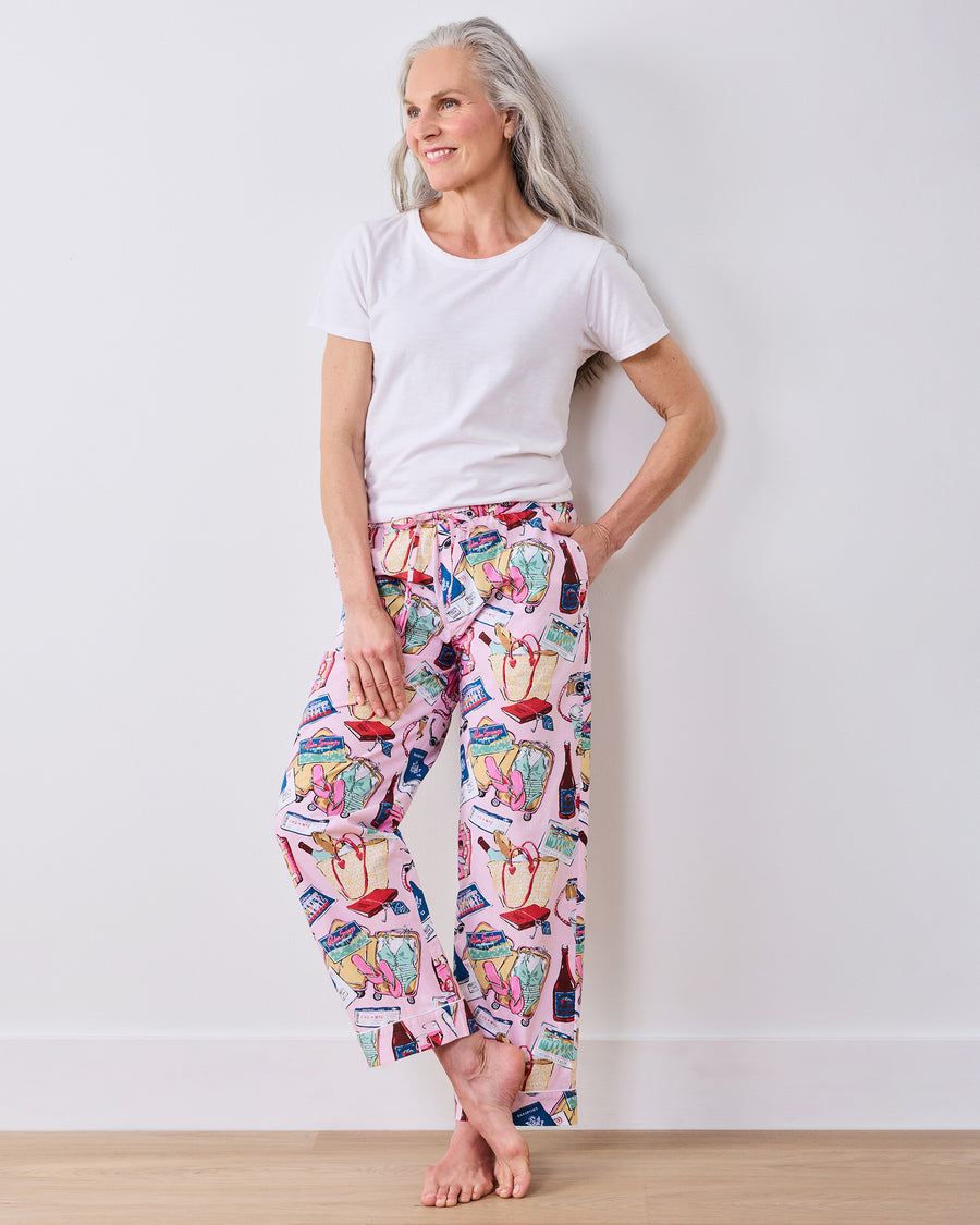 Emotional Baggage - Petite PJ Pants - Happy Place Pink
