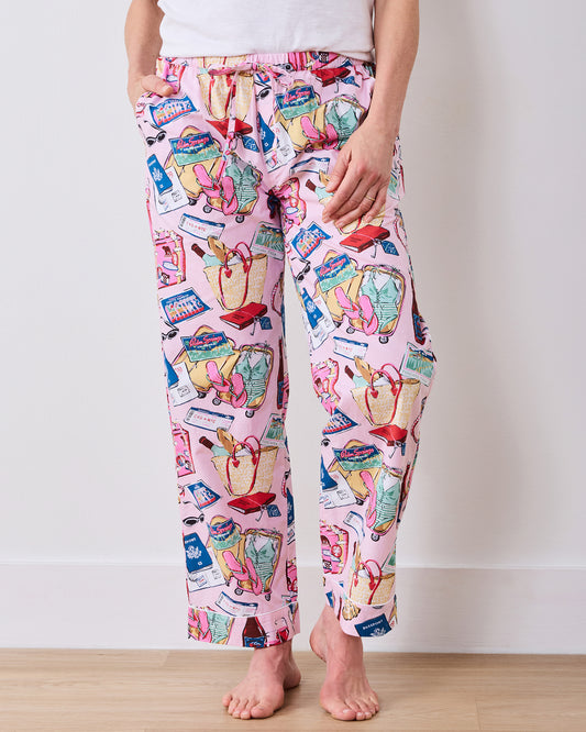 Emotional Baggage - Tall PJ Pants - Happy Place Pink