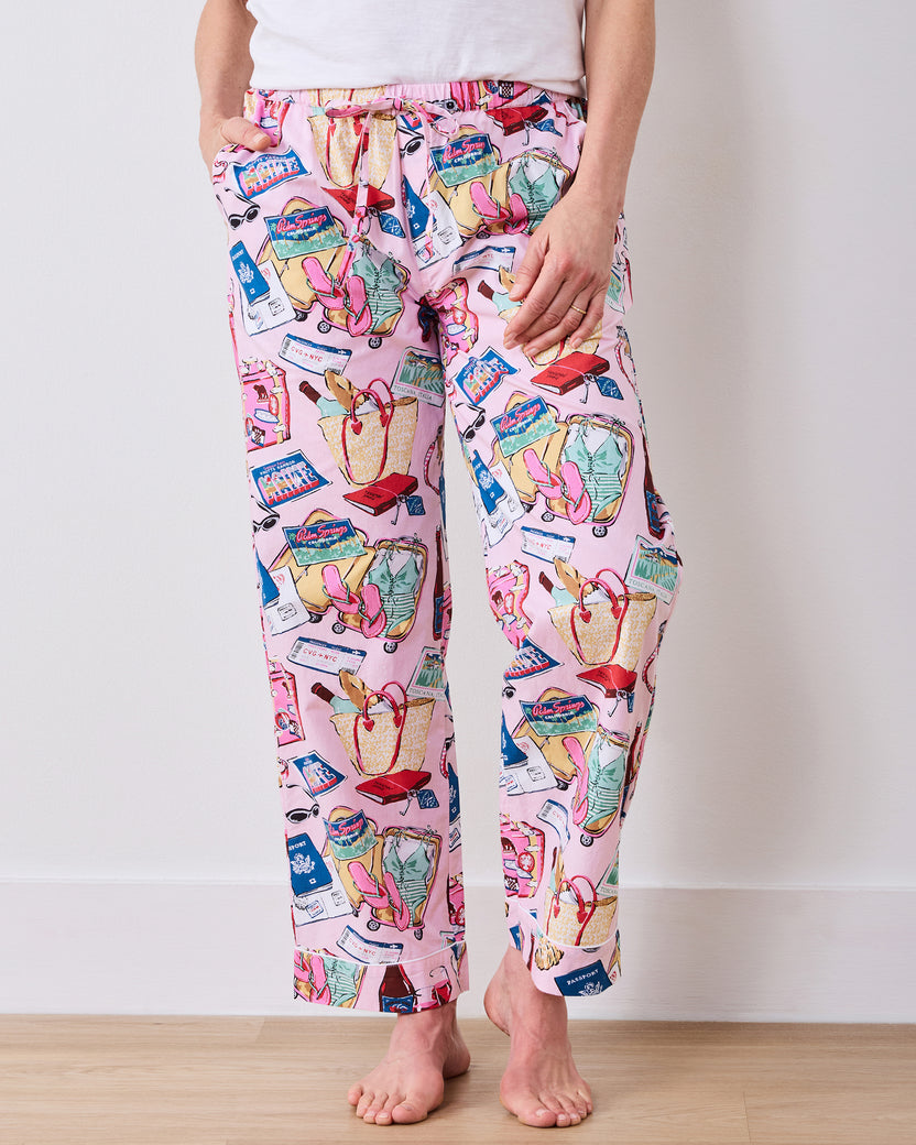 Emotional Baggage - Petite PJ Pants - Happy Place Pink