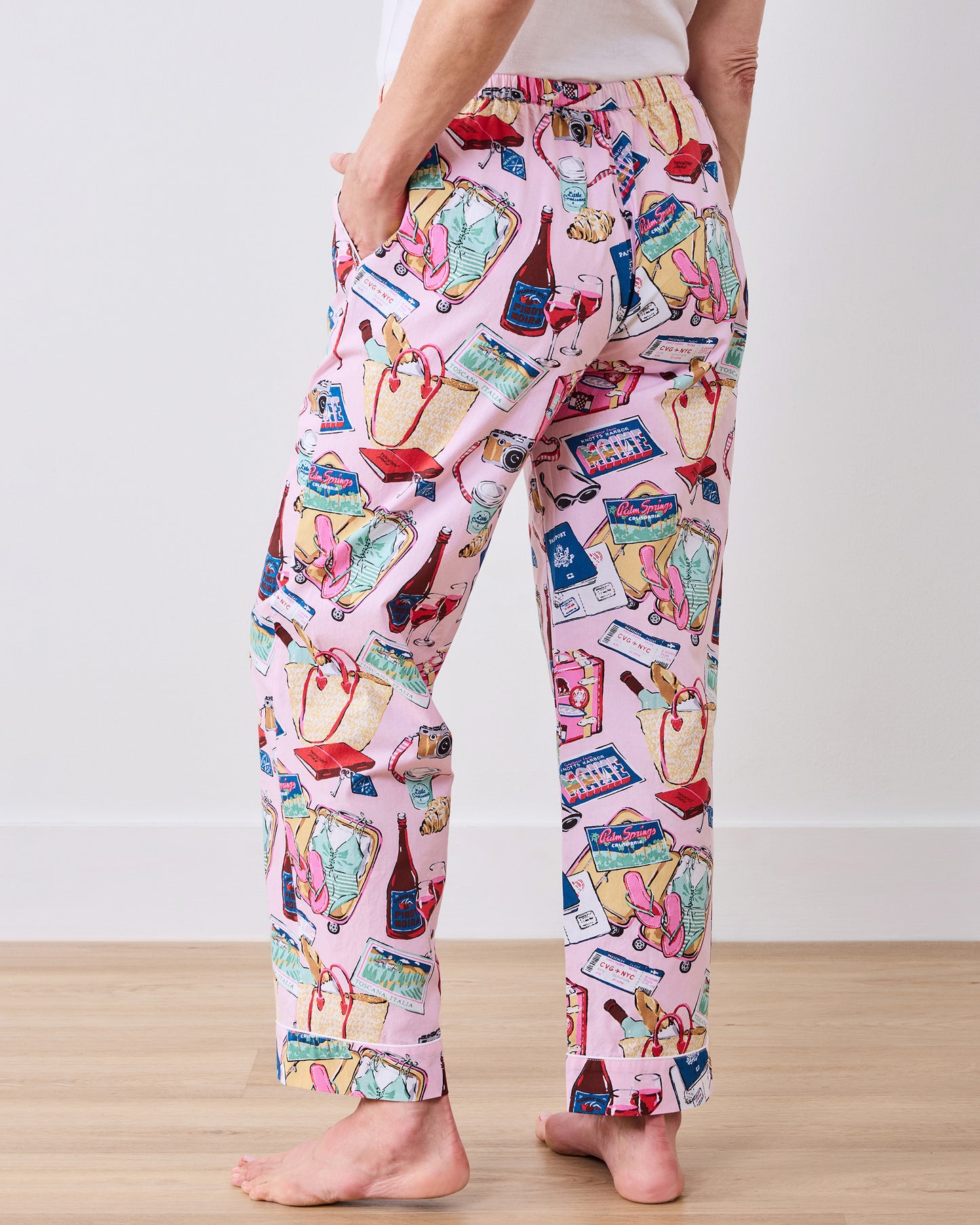 Emotional Baggage - Petite PJ Pants - Happy Place Pink