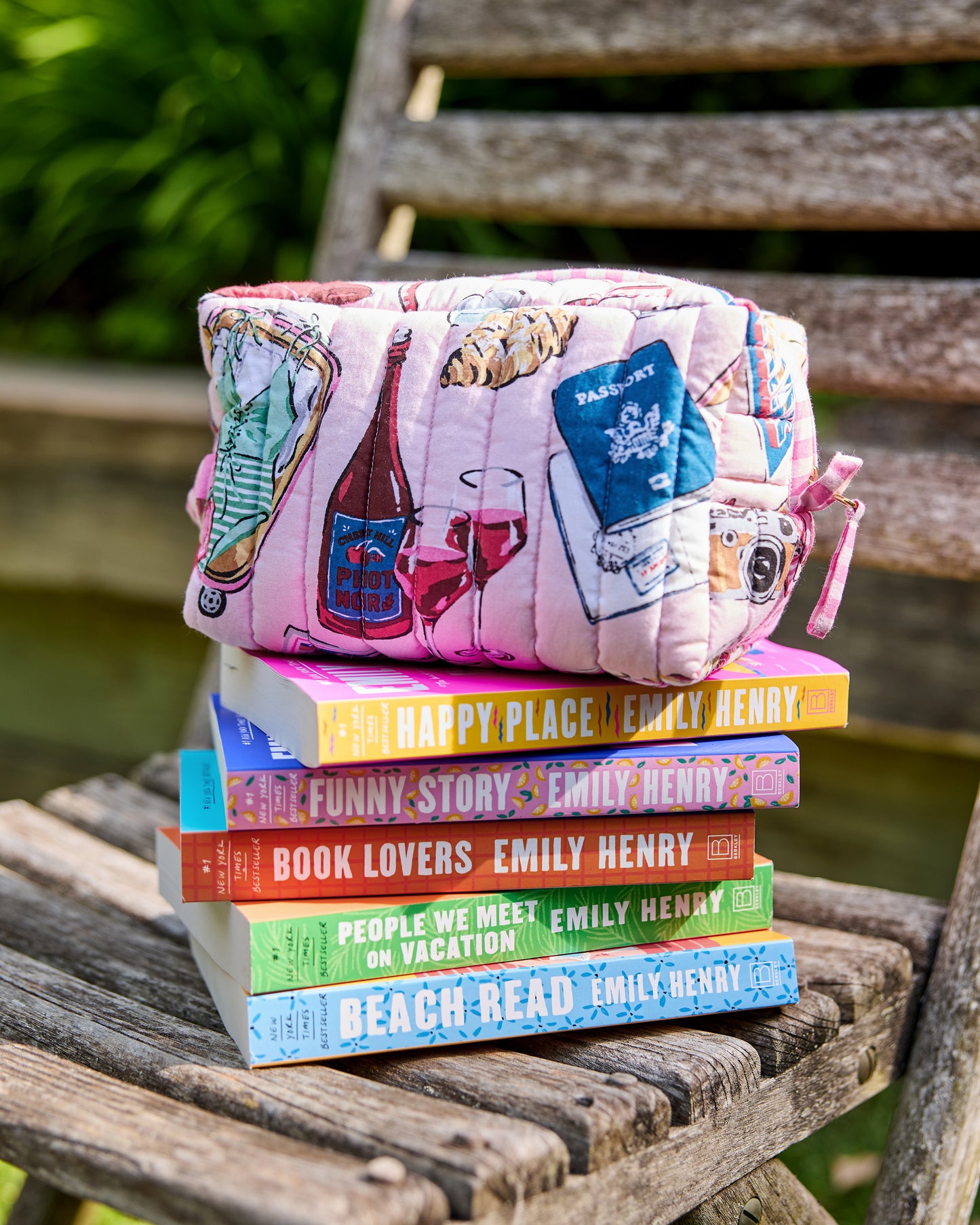 Emotional Baggage - Three’s Best Pouch Set - Happy Place Pink