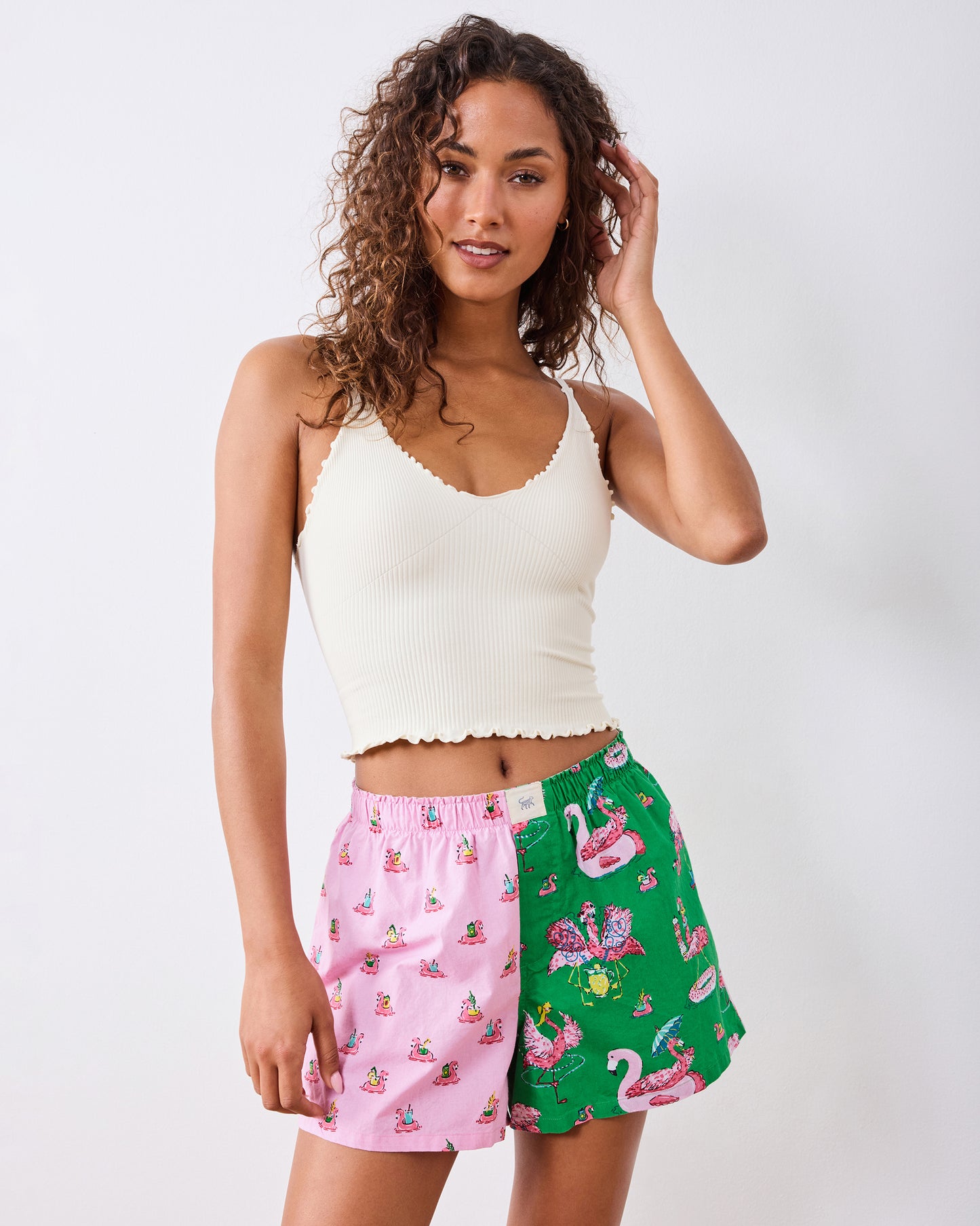 Flock Party - Boyfriend Boxer - Palm Frond