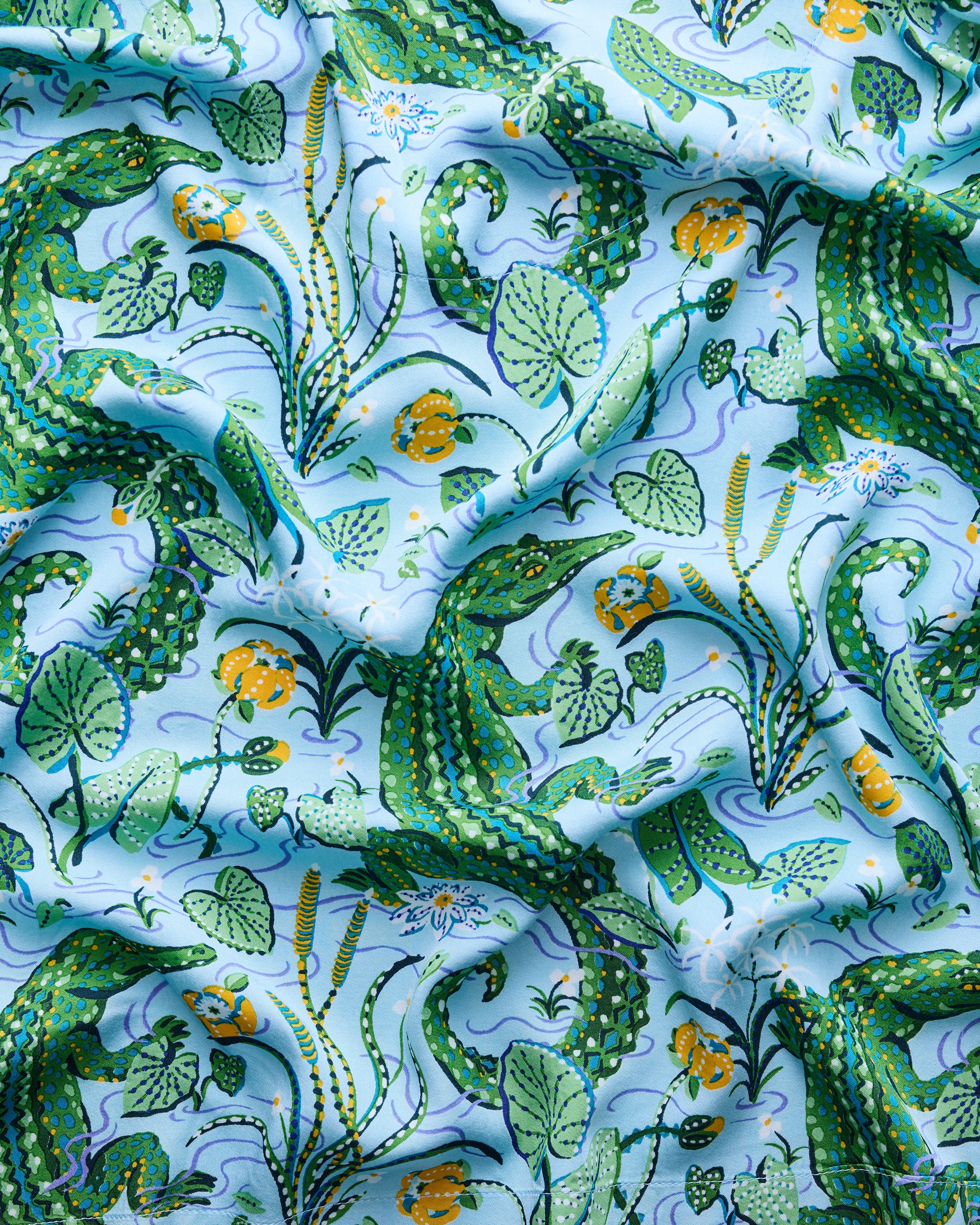 Gator Grove - Eco Satin Wildest Dreams Set - Blue Lagoon – Printfresh