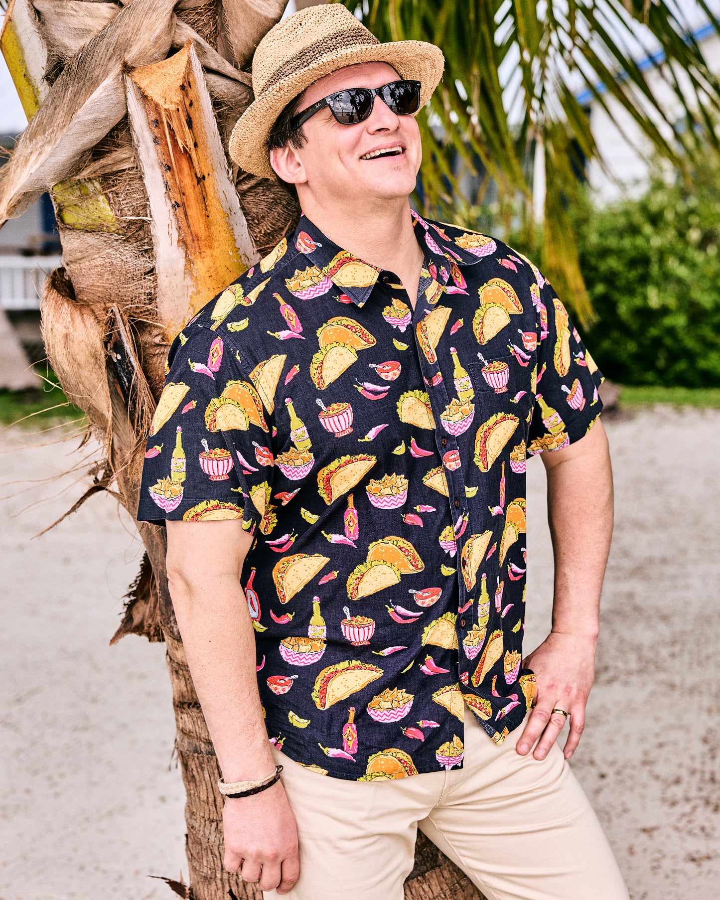 Guac On - The Leo Shirt - Lava Rock