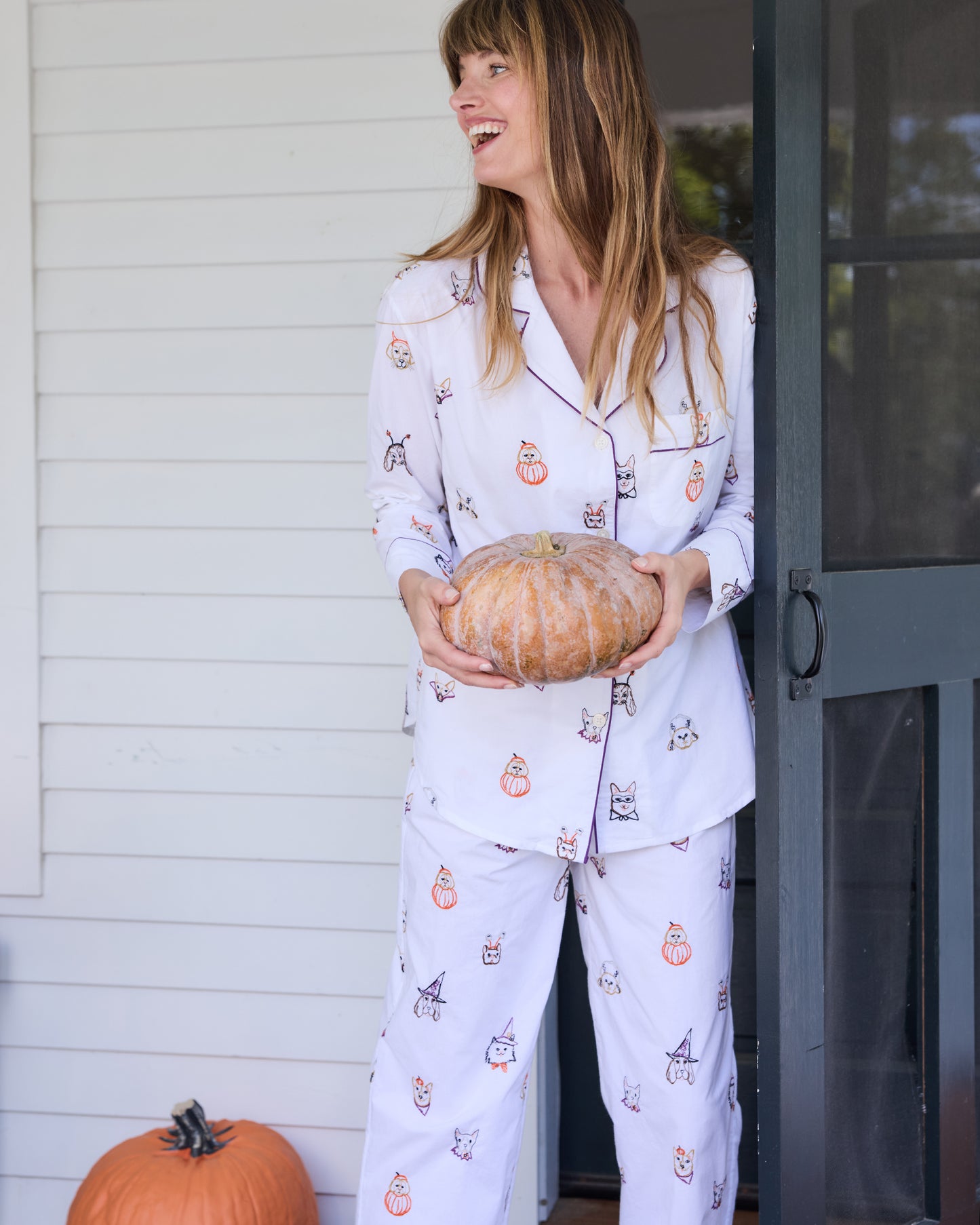 Halloween Hounds - Tall Long PJ Set - Cloud