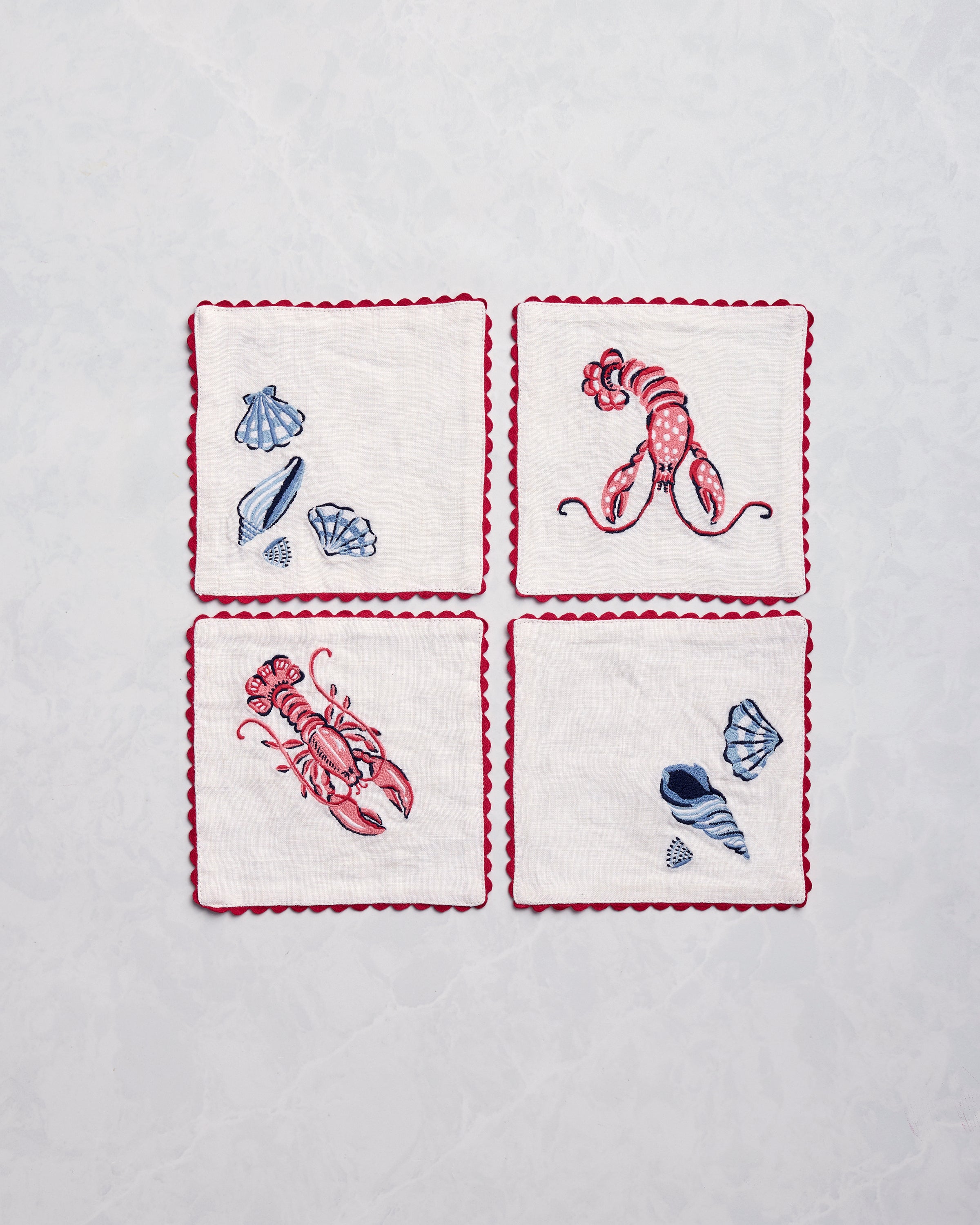 Printfresh Lobster Landing Cocktail Napkins