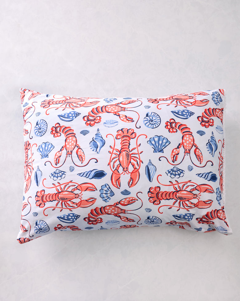 Lobster Landing - Pillowcase Set of 2 - Cloud - Printfresh