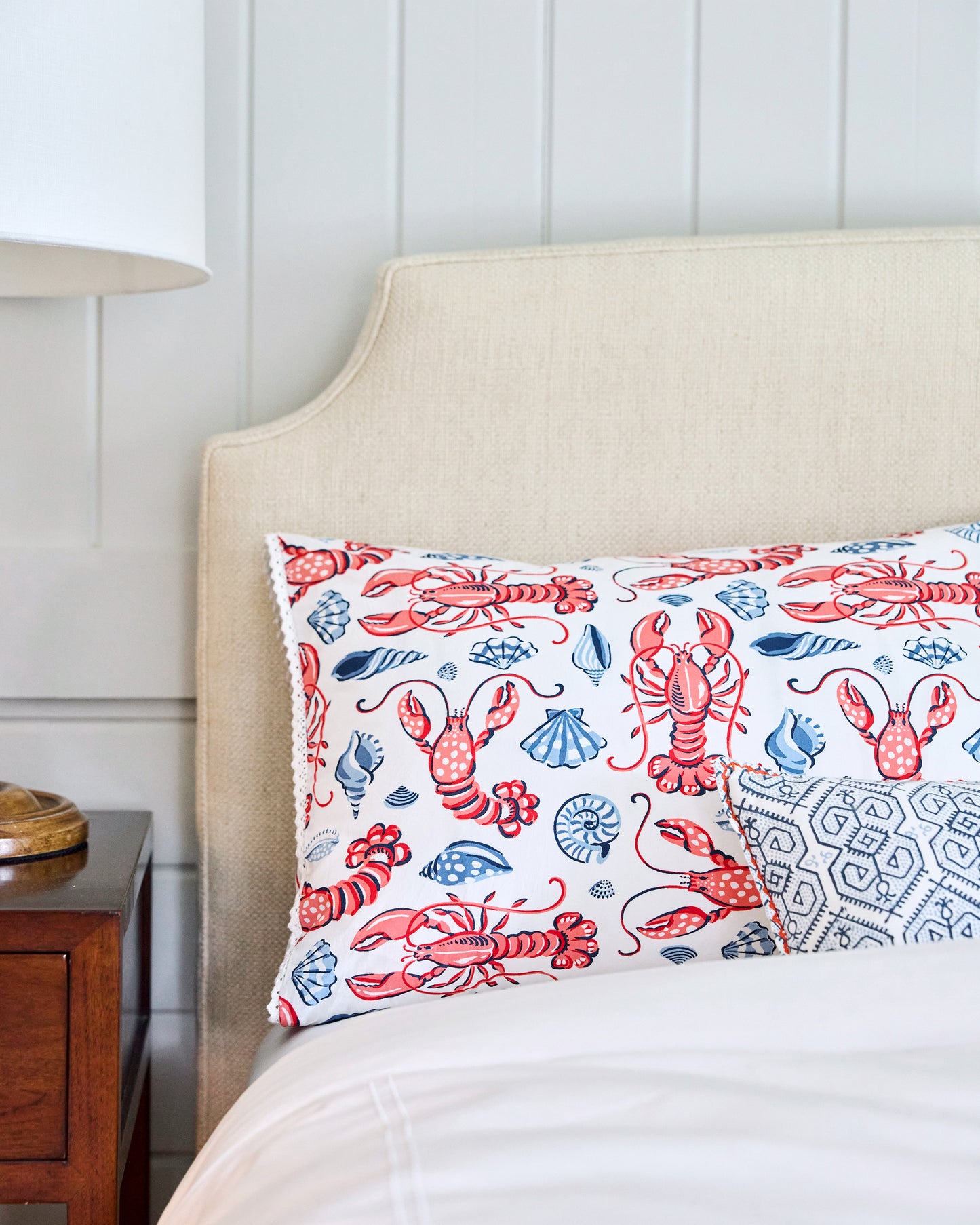 Lobster Landing - Pillowcase Set of 2 - Cloud - Printfresh