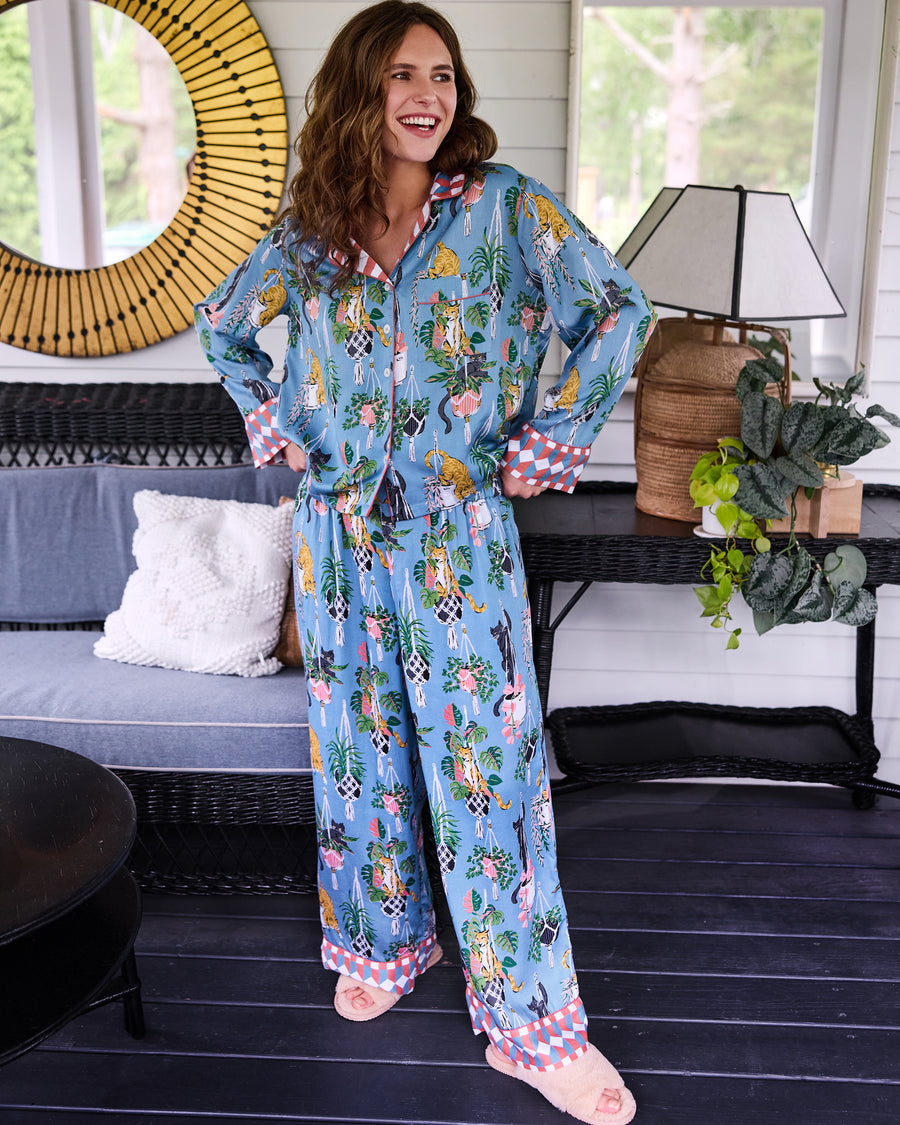 Macrame Mischief - Eco Satin Soho Set - Slate Blue