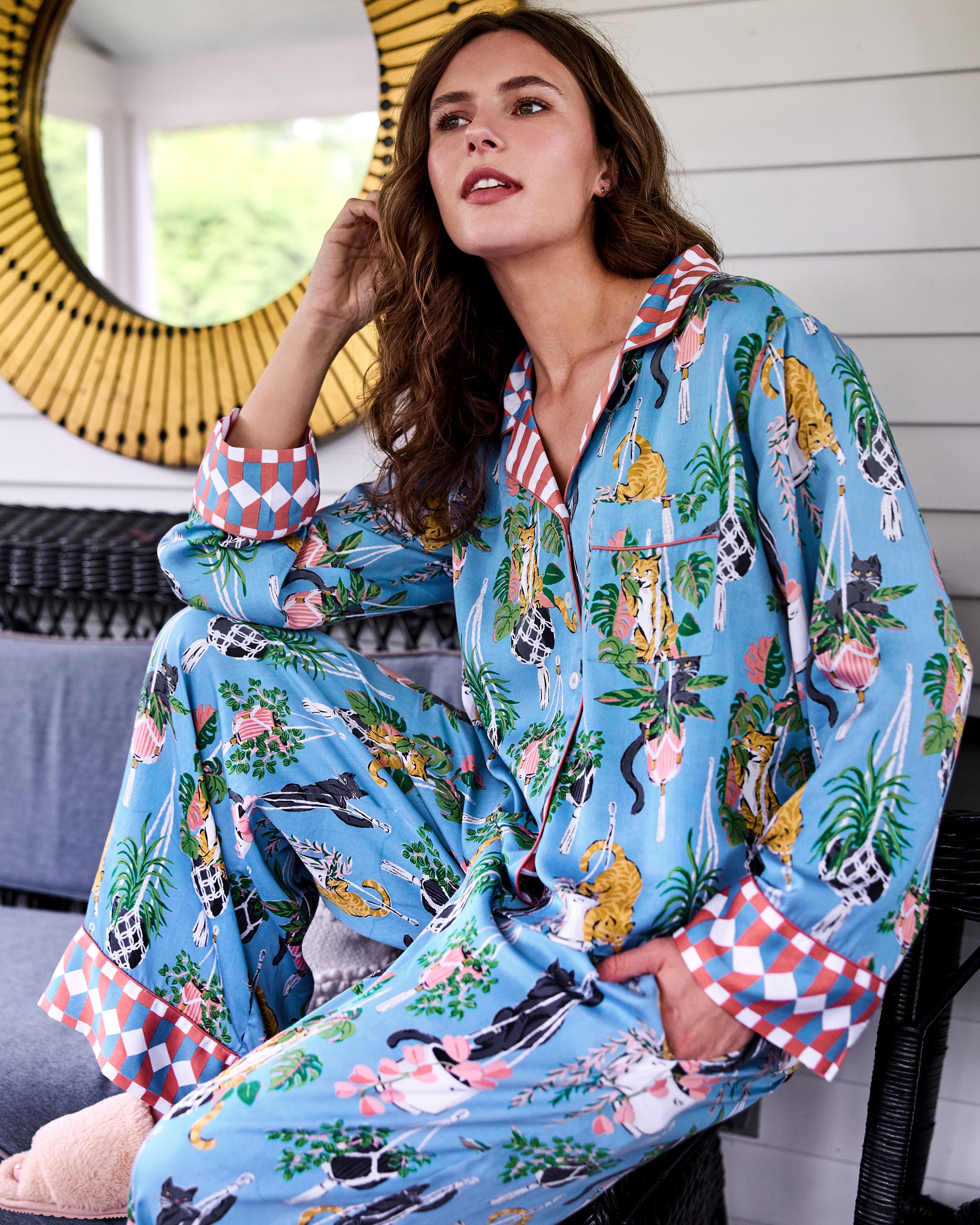 Macrame Mischief - Eco Satin Soho Set - Slate Blue – Printfresh