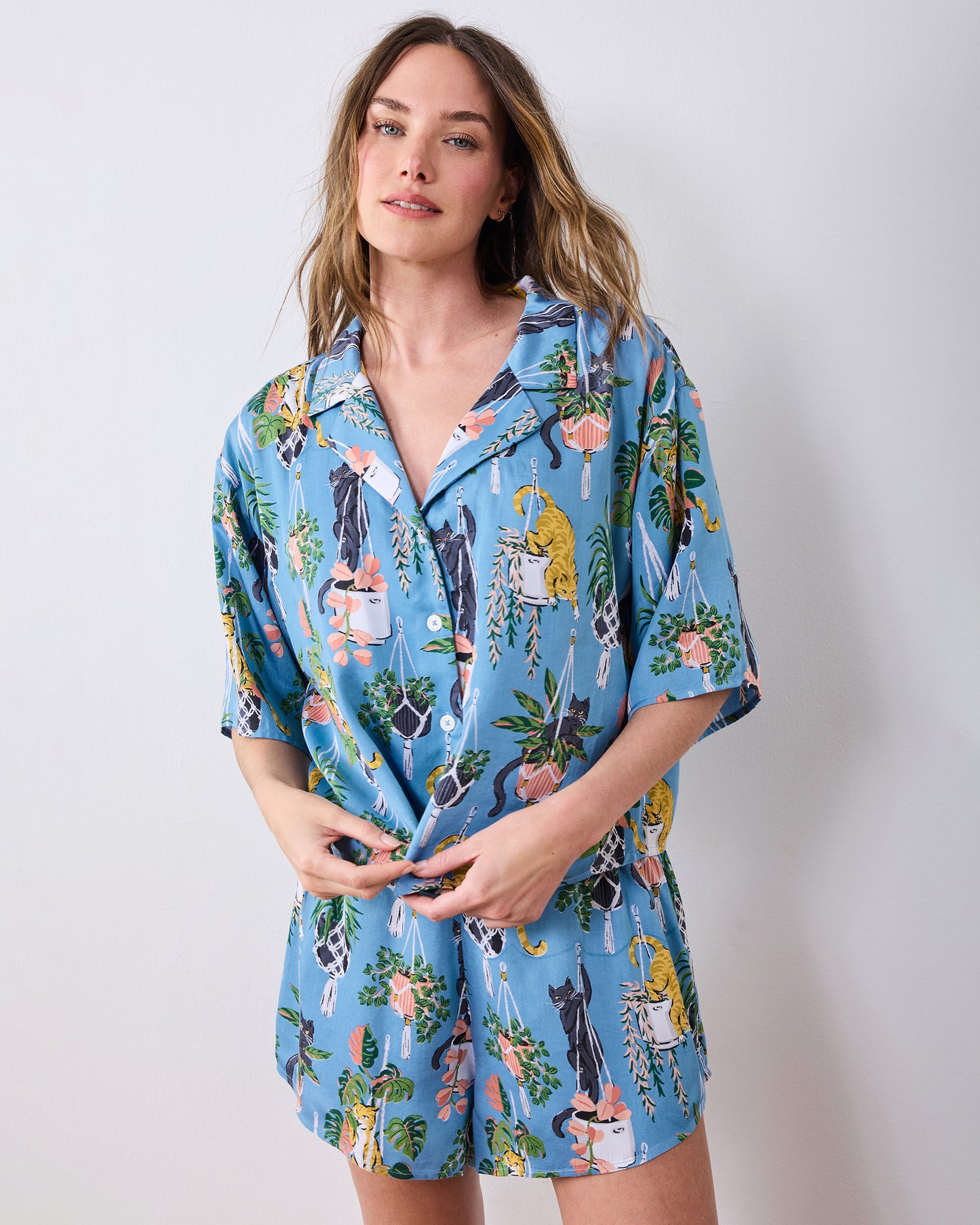 Macrame Mischief -  Eco Satin Sweet Dreams Set - Slate Blue