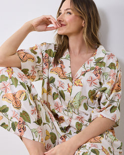 Midnight Flutter - Eco Satin Wildest Dreams Set - Ivory - Printfresh