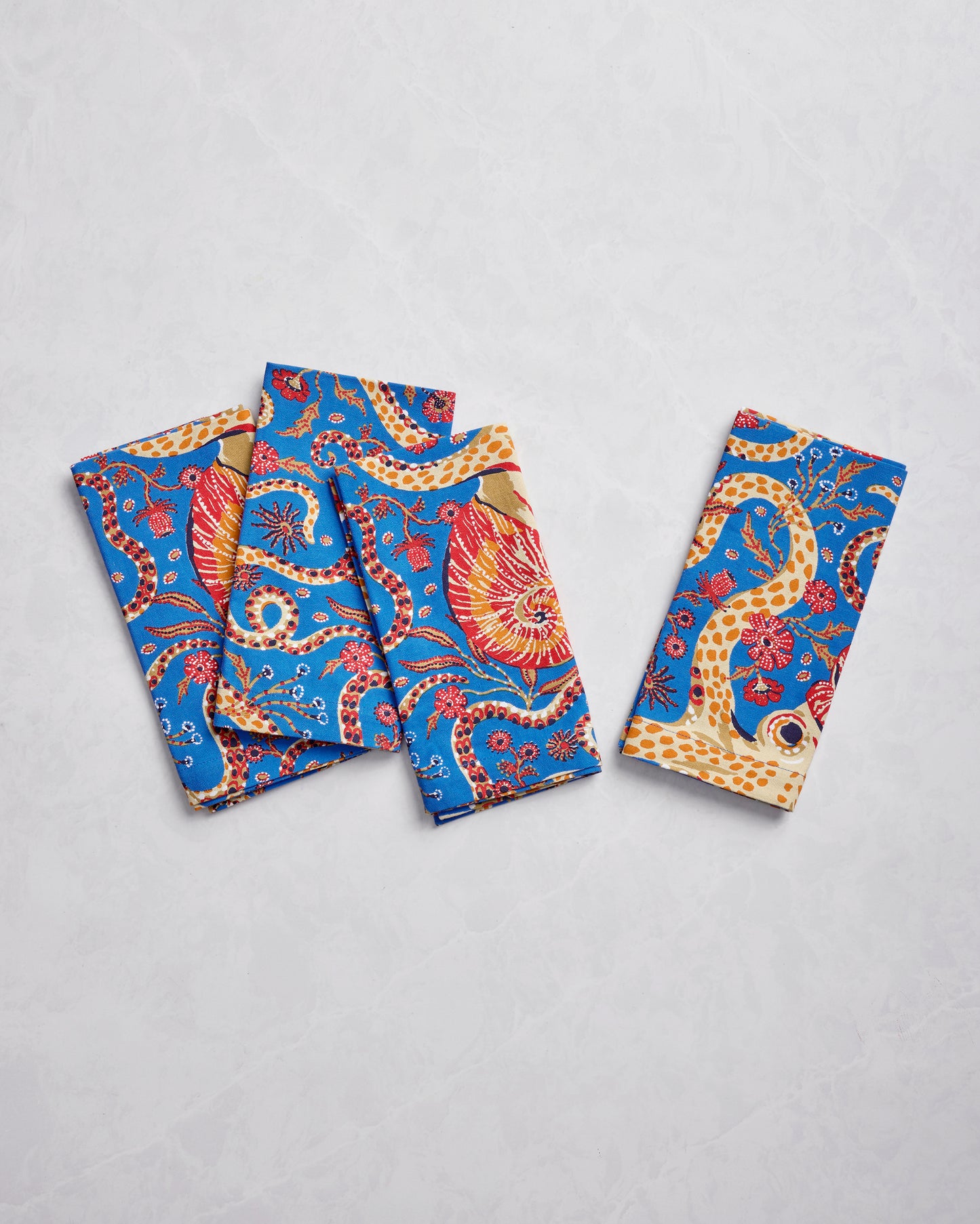 Octopus Isle - Dinner Napkins Set of 4 - Ocean Eyes - Printfresh