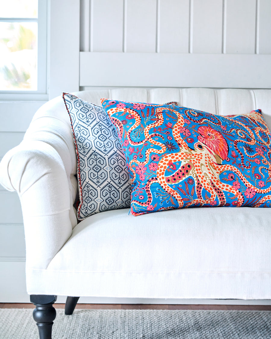 Octopus Isle - Eco Satin Pillowcase - Ocean Eyes - Printfresh