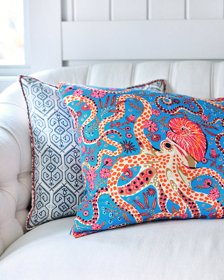 Octopus Isle - Eco Satin Pillowcase - Ocean Eyes - Printfresh