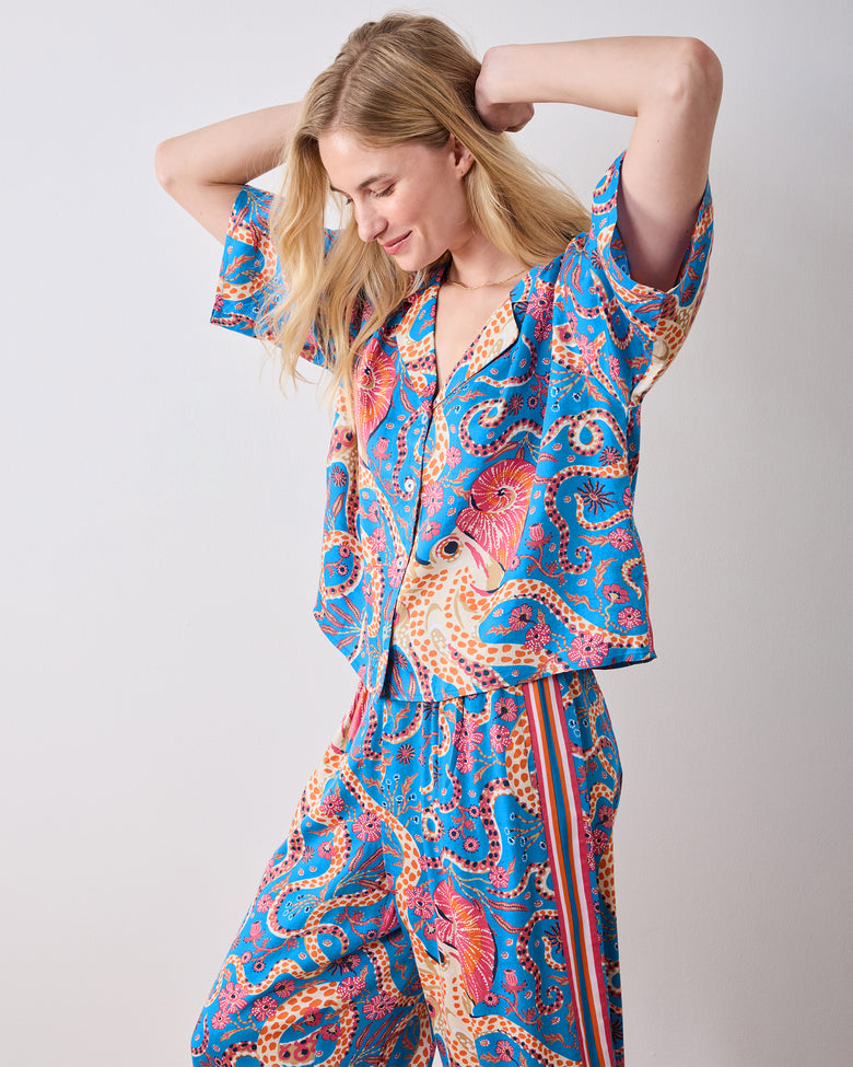 Octopus Isle - Eco Satin Wildest Dreams Set - Ocean Eyes - Printfresh