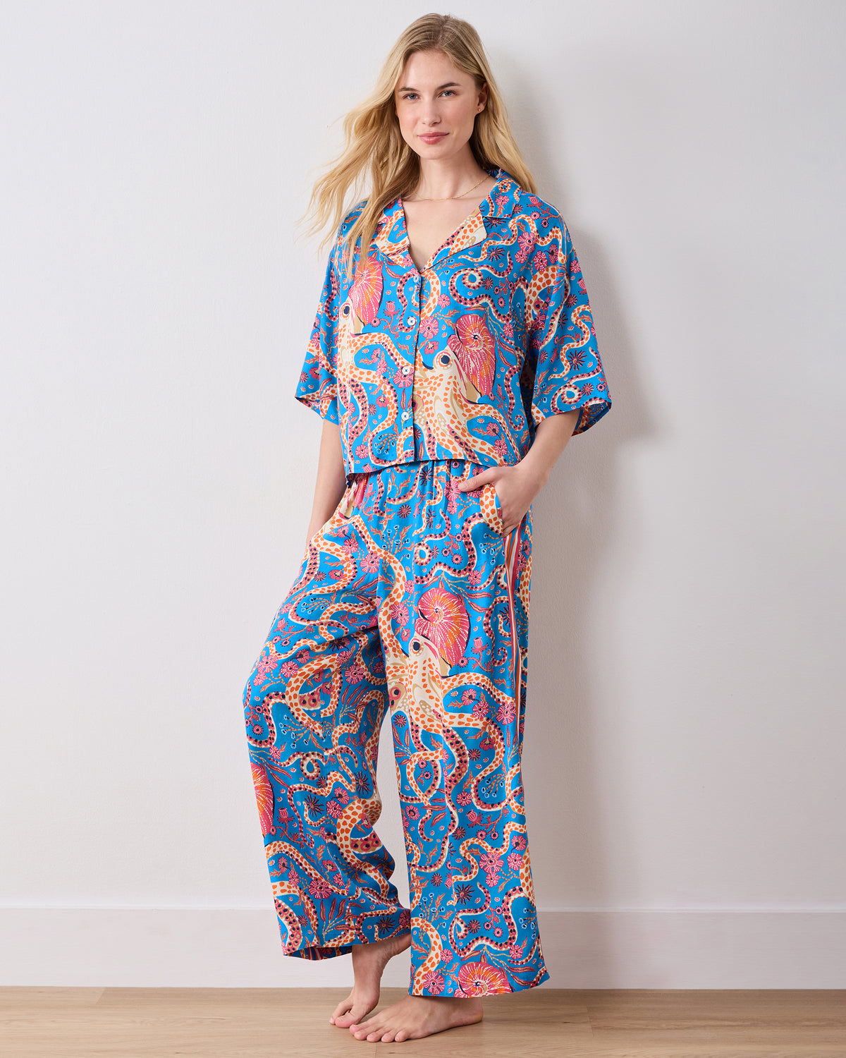 Octopus Isle - Eco Satin Wildest Dreams Set - Ocean Eyes - Printfresh