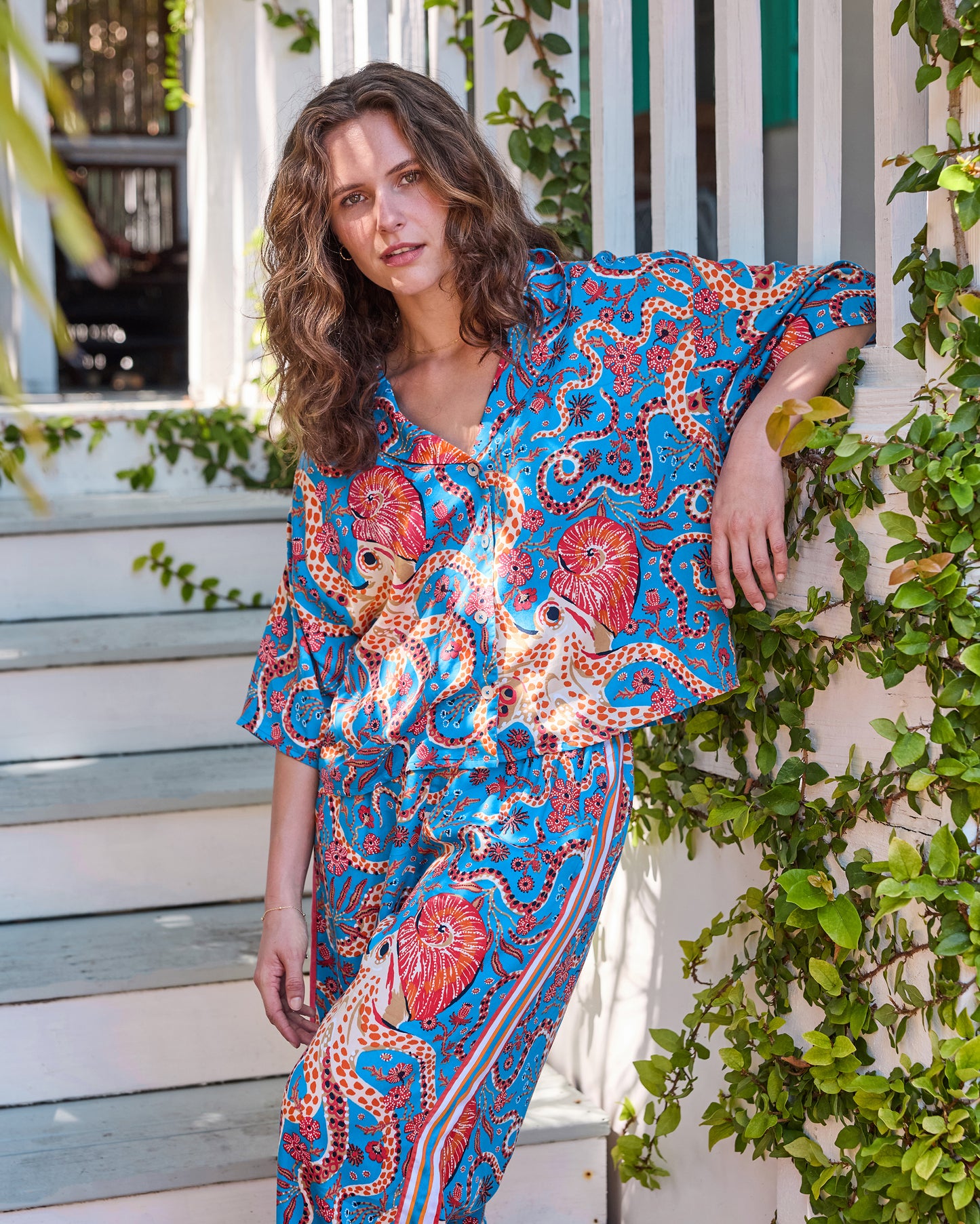 Octopus Isle - Tall Eco Satin Wildest Dreams Set - Ocean Eyes