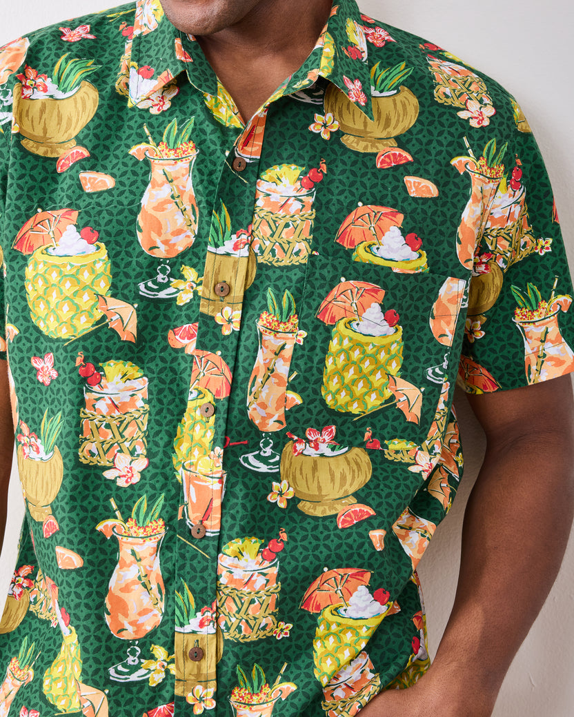 Paradise Punch - The Leo Shirt - Emerald Isle