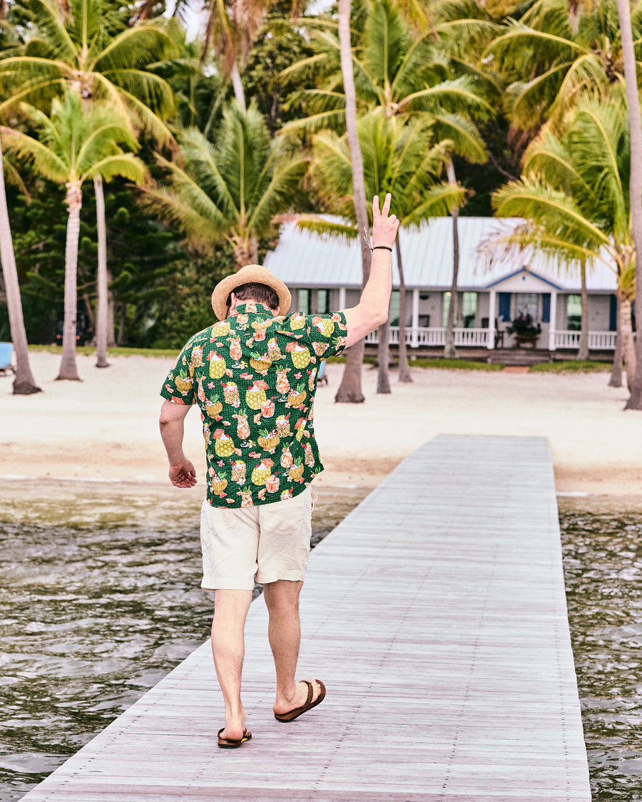 Paradise Punch - The Leo Shirt - Emerald Isle