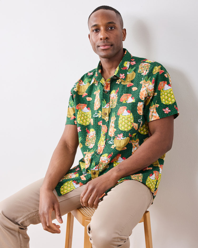 Paradise Punch - The Leo Shirt - Emerald Isle