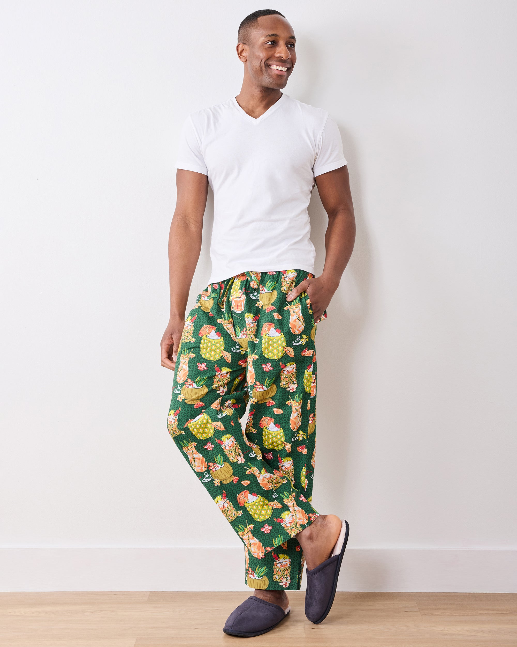 Paradise Punch - Men's Long PJ Pants - Emerald Isle – Printfresh