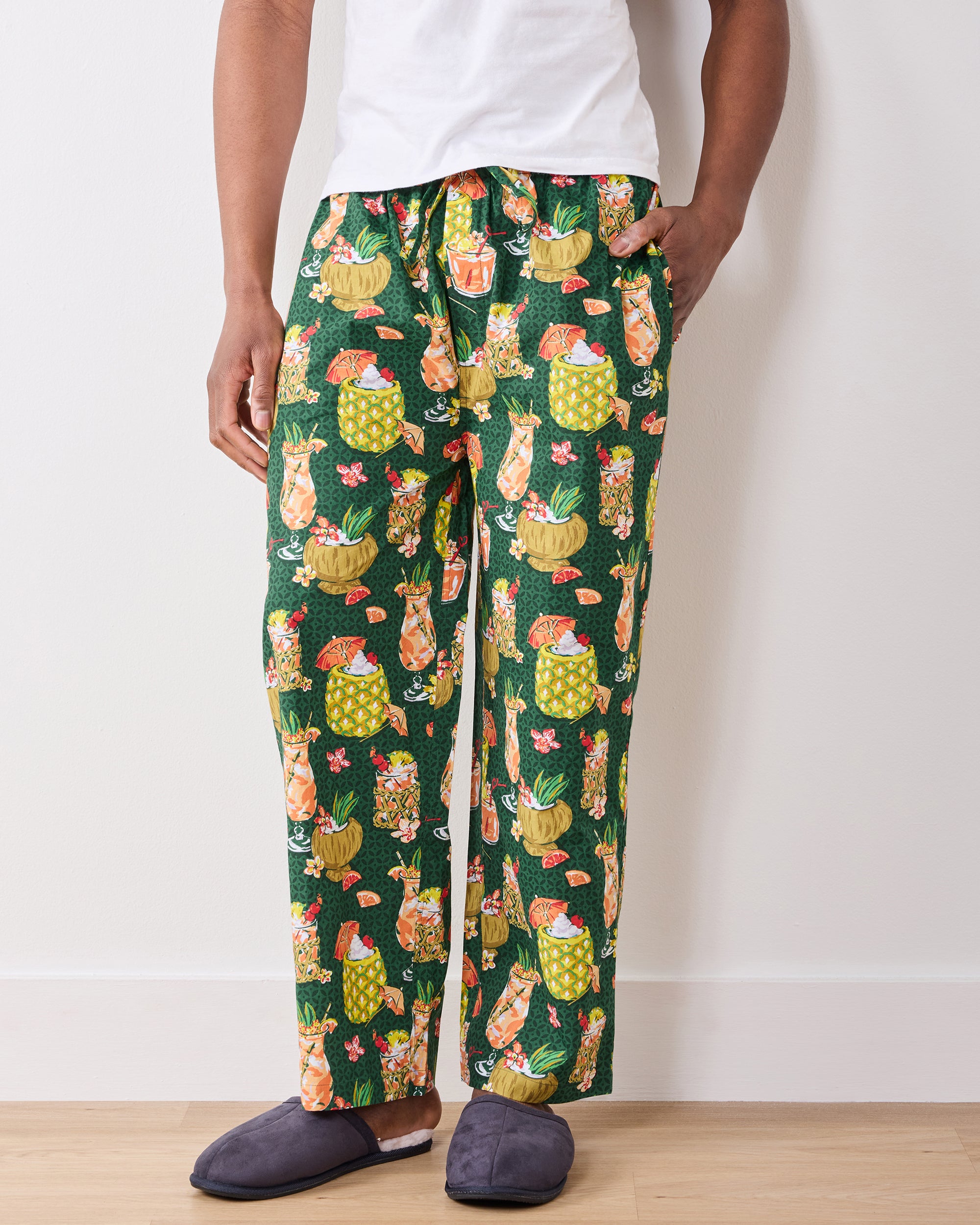 Paradise Punch - Men's Long PJ Pants - Emerald Isle – Printfresh
