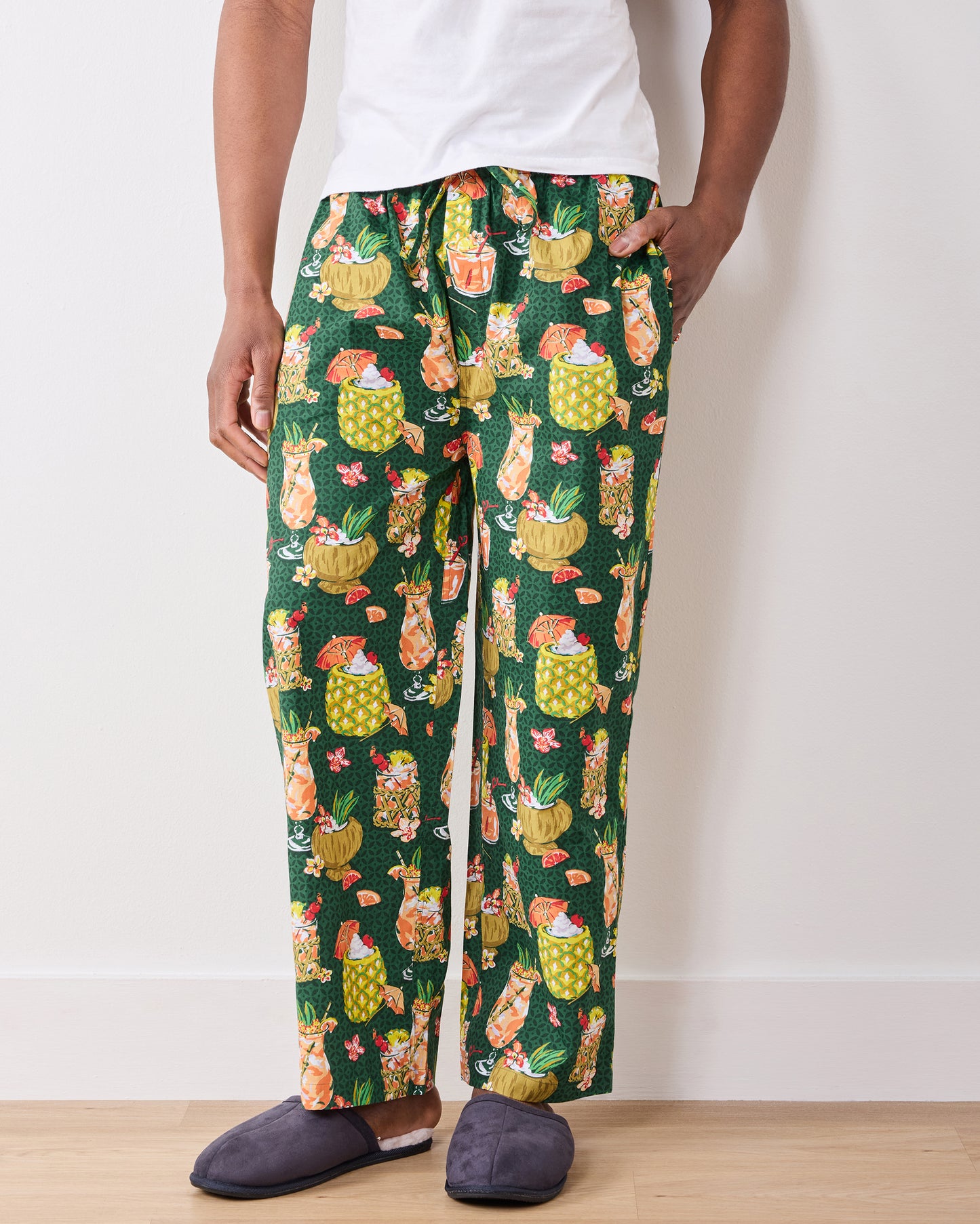 Paradise Punch - Men’s Long PJ Pants - Emerald Isle
