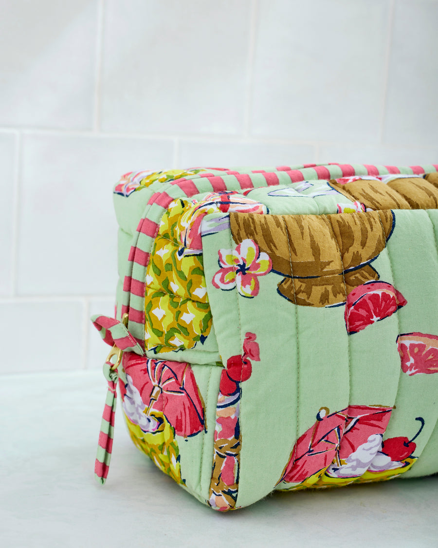 Paradise Punch - Quilted Pouch - Mojito