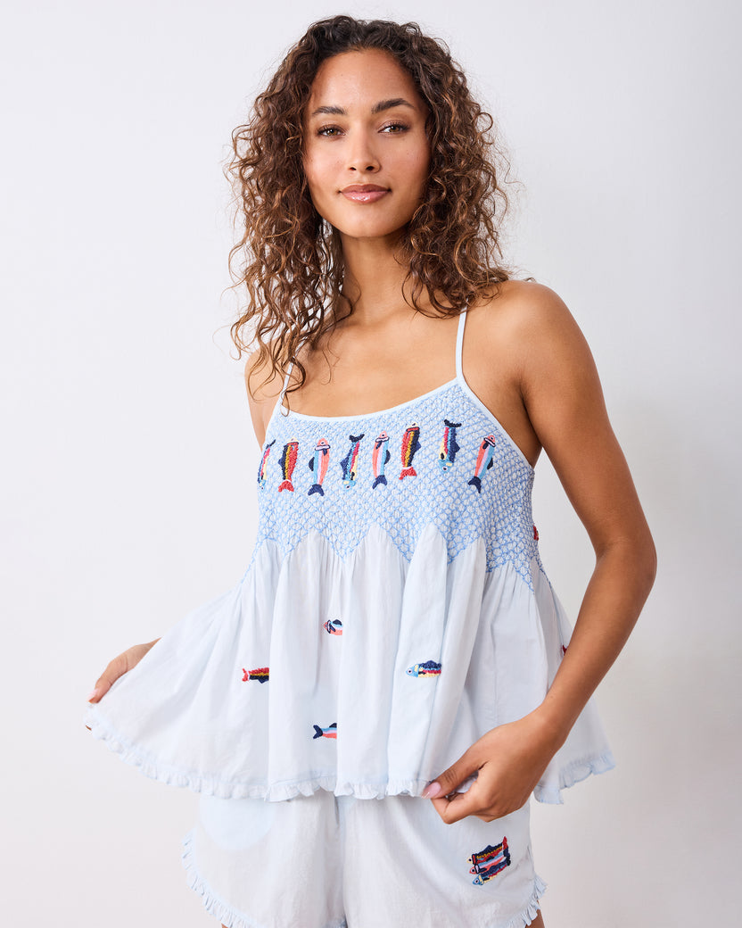 Retro Sardines - Naya Short Set - Open Water - Printfresh