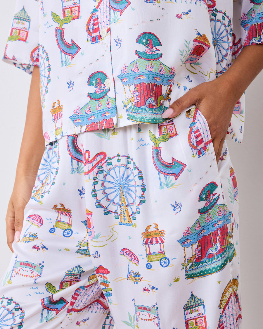 Seaside Rides - Eco Satin Wildest Dreams Set - Cloud - Printfresh