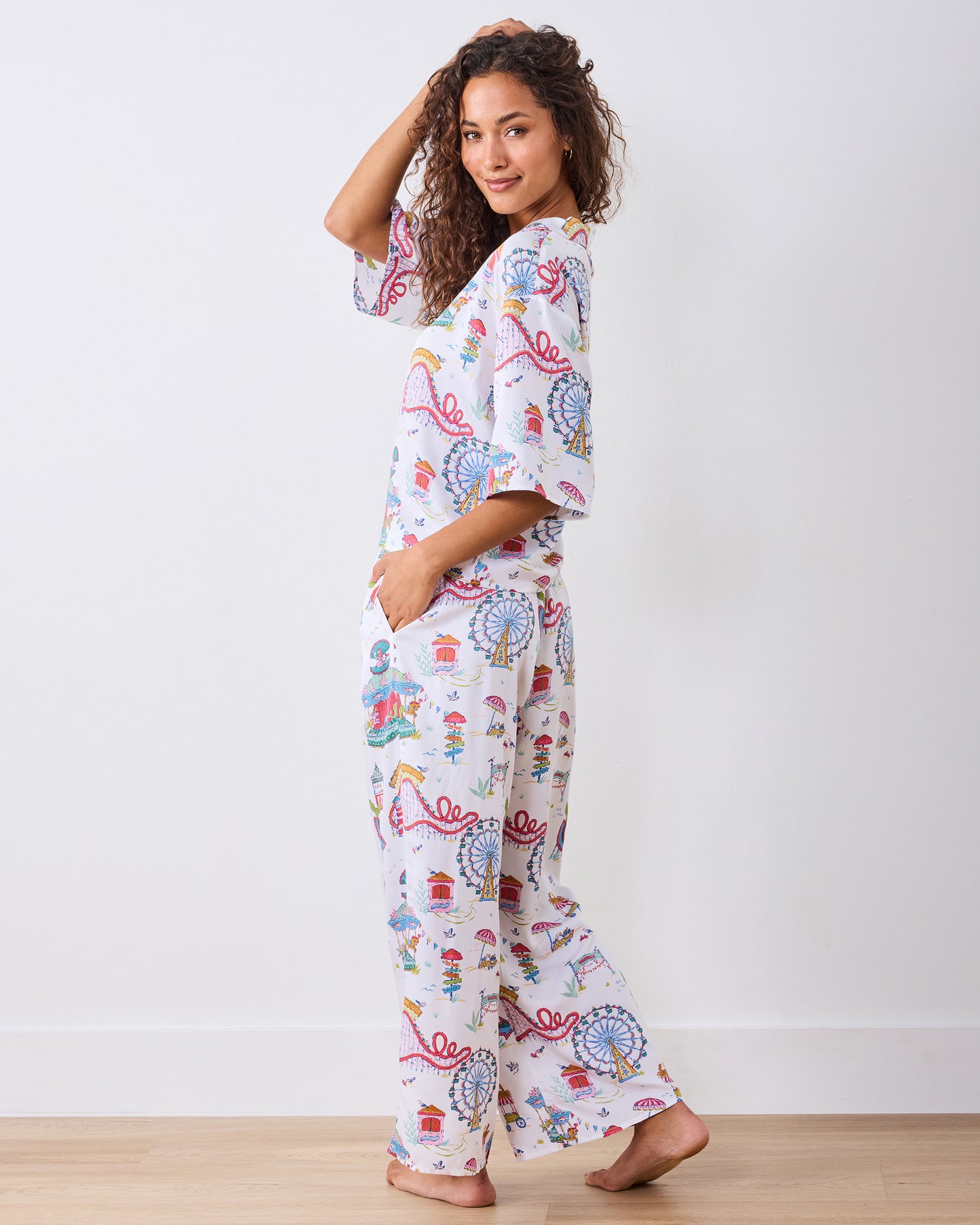 Seaside Rides - Eco Satin Wildest Dreams Set - Cloud - Printfresh