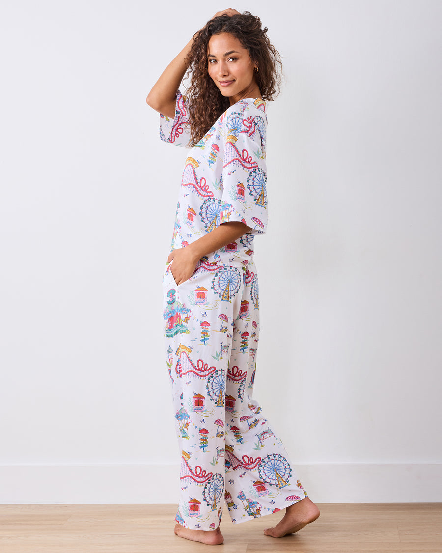 Seaside Rides - Eco Satin Wildest Dreams Set - Cloud - Printfresh