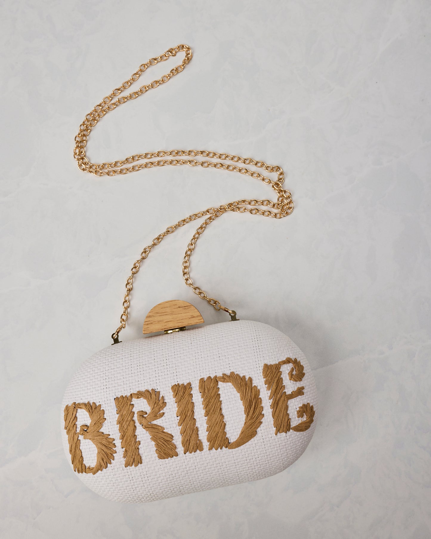 White - Bride Clutch - Shiraleah